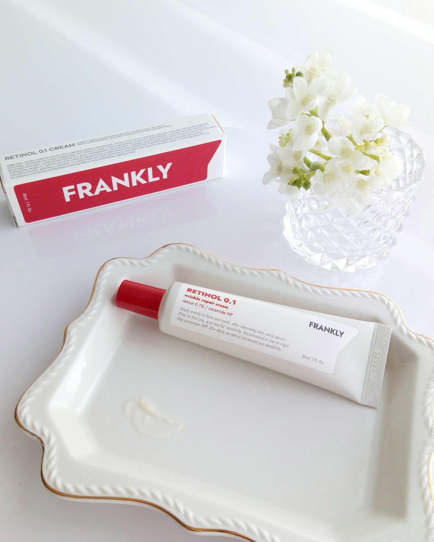 レチノール0.1％クリーム/Frankly/フェイスクリームを使ったクチコミ（1枚目）