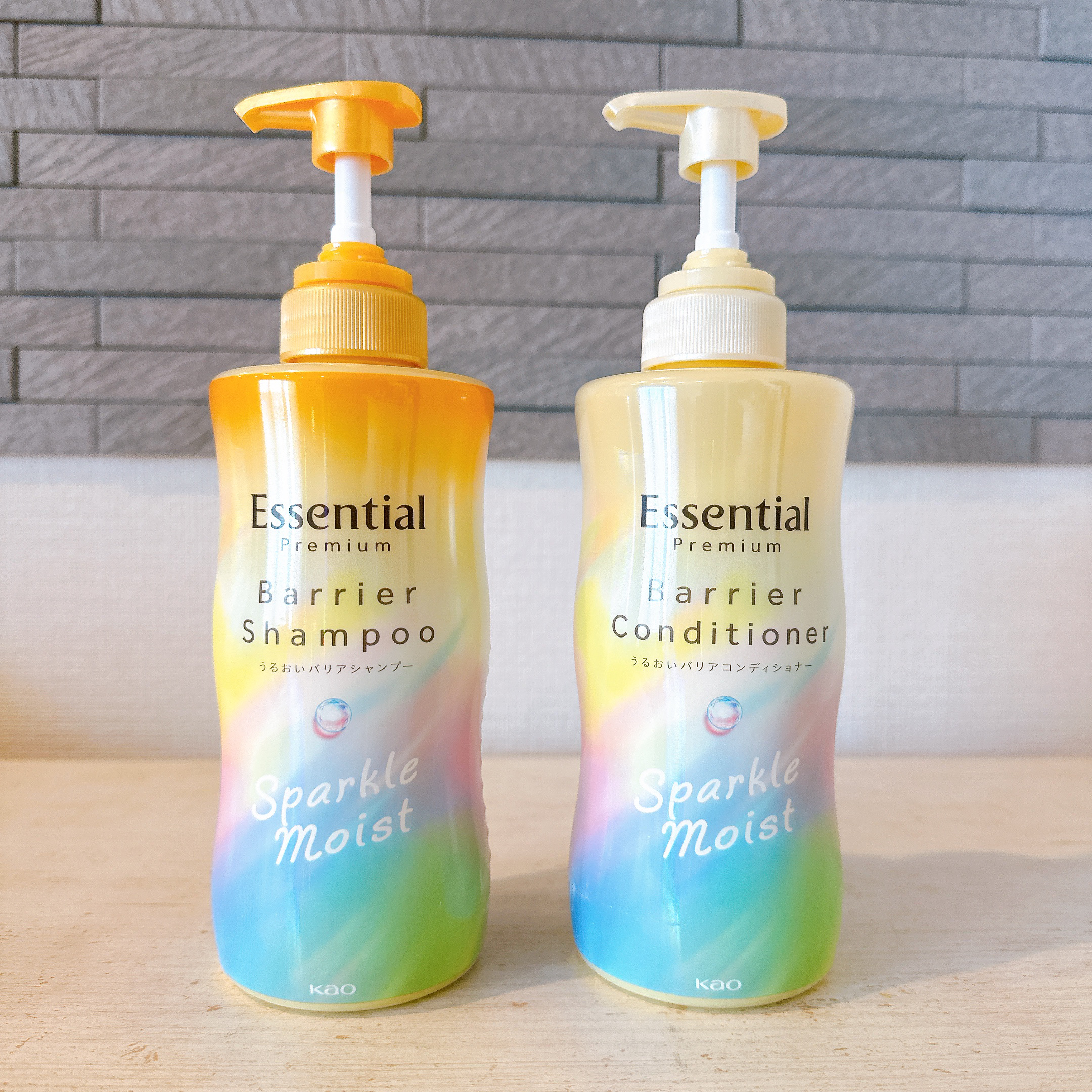 エッセンシャルプレミアム バリアシャンプー・コンディショナー スパークルモイスト/エッセンシャル/市販シャンプーを使ったクチコミ（2枚目）