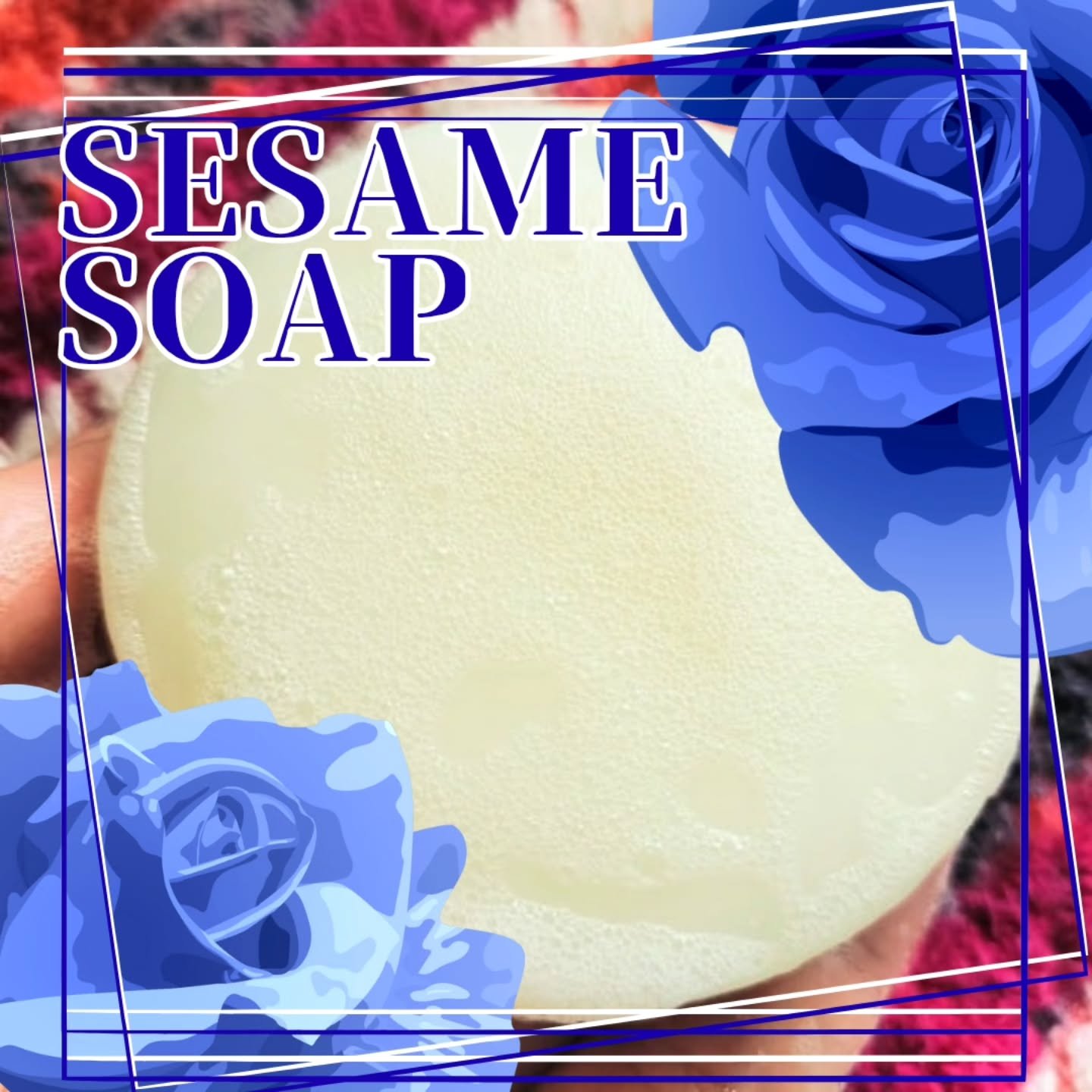 SESAME SOAP-Blue Rose-/COCOROmode by onizaki/洗顔石鹸を使ったクチコミ（3枚目）