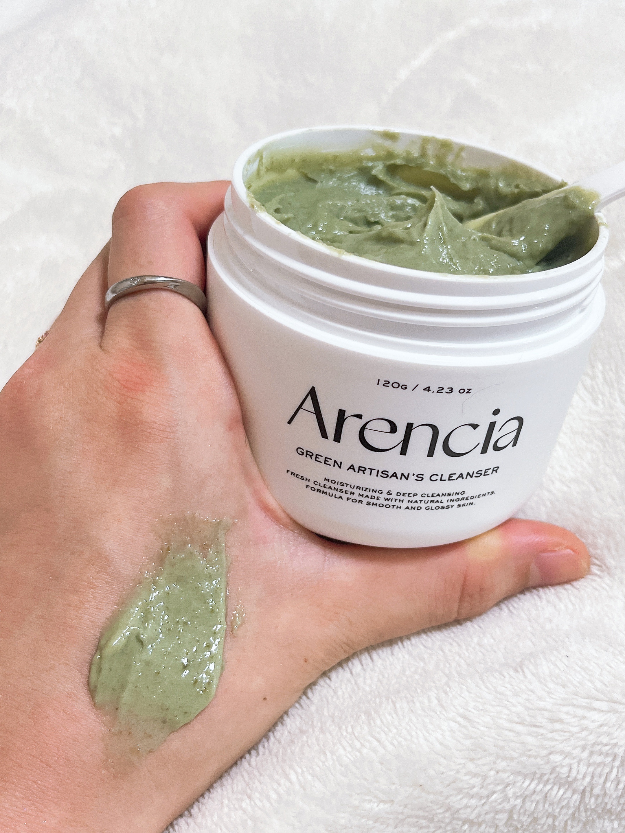プレミアムもちソープ「グリーンアルティザン」/アレンシア/その他洗顔料を使ったクチコミ（3枚目）