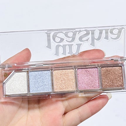 Mood Shower Face Palette/unleashia/パウダーハイライトを使ったクチコミ(3枚目)