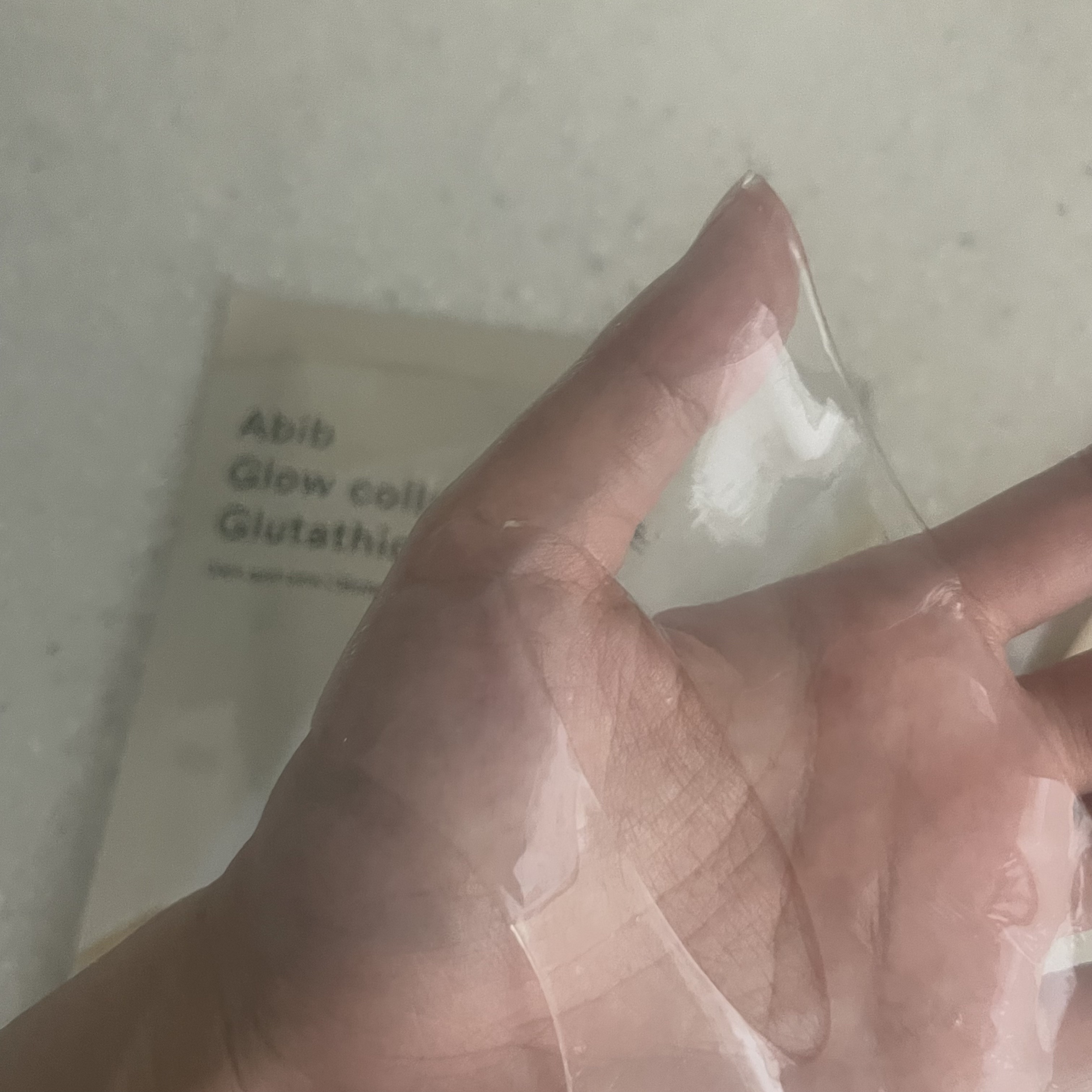 グルタチオンフィルムコラーゲンマスク/Abib /シートマスク・パックを使ったクチコミ（2枚目）