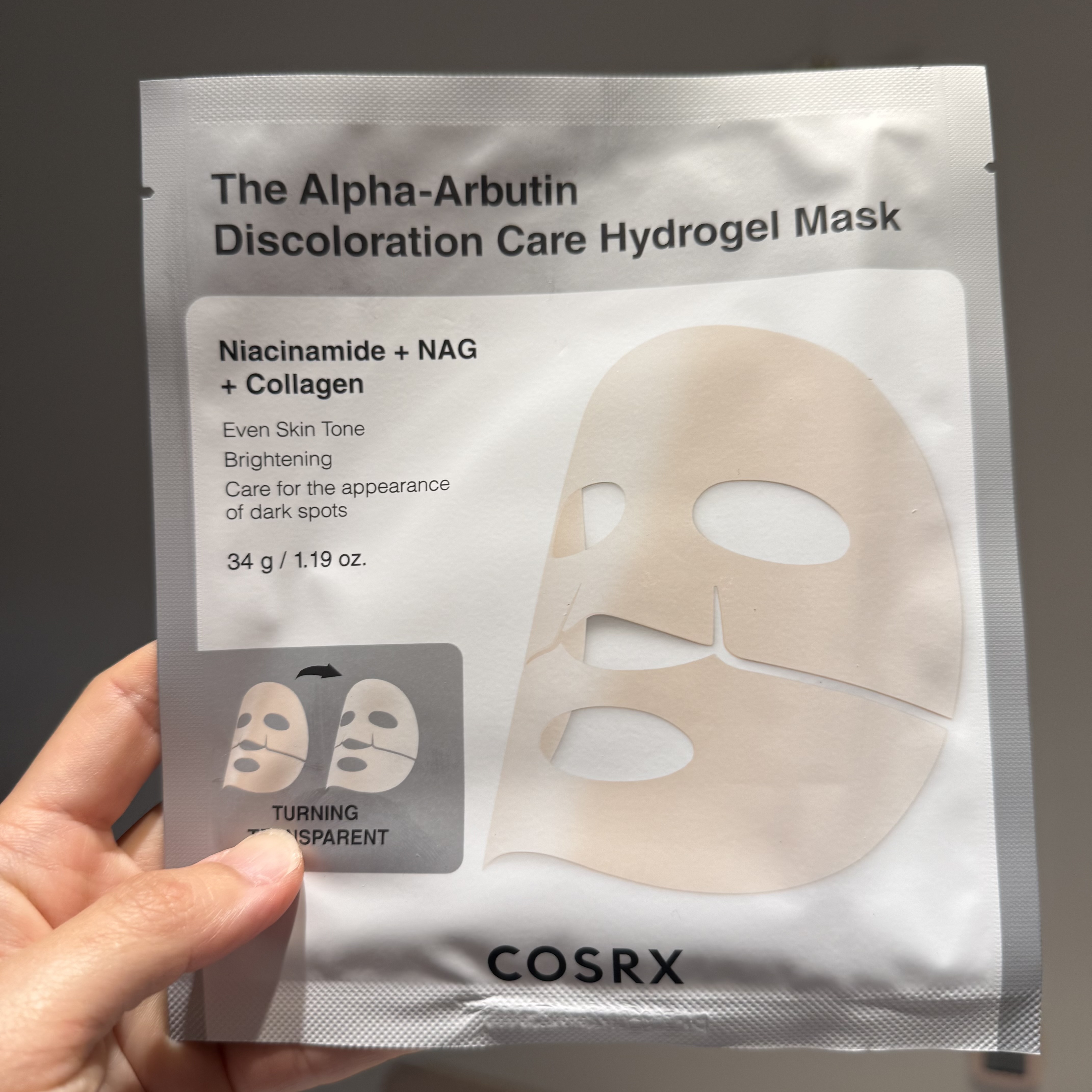 RXザ・アルファ アルブチン ハイドロゲルパック/COSRX/シートマスク・パックを使ったクチコミ（2枚目）