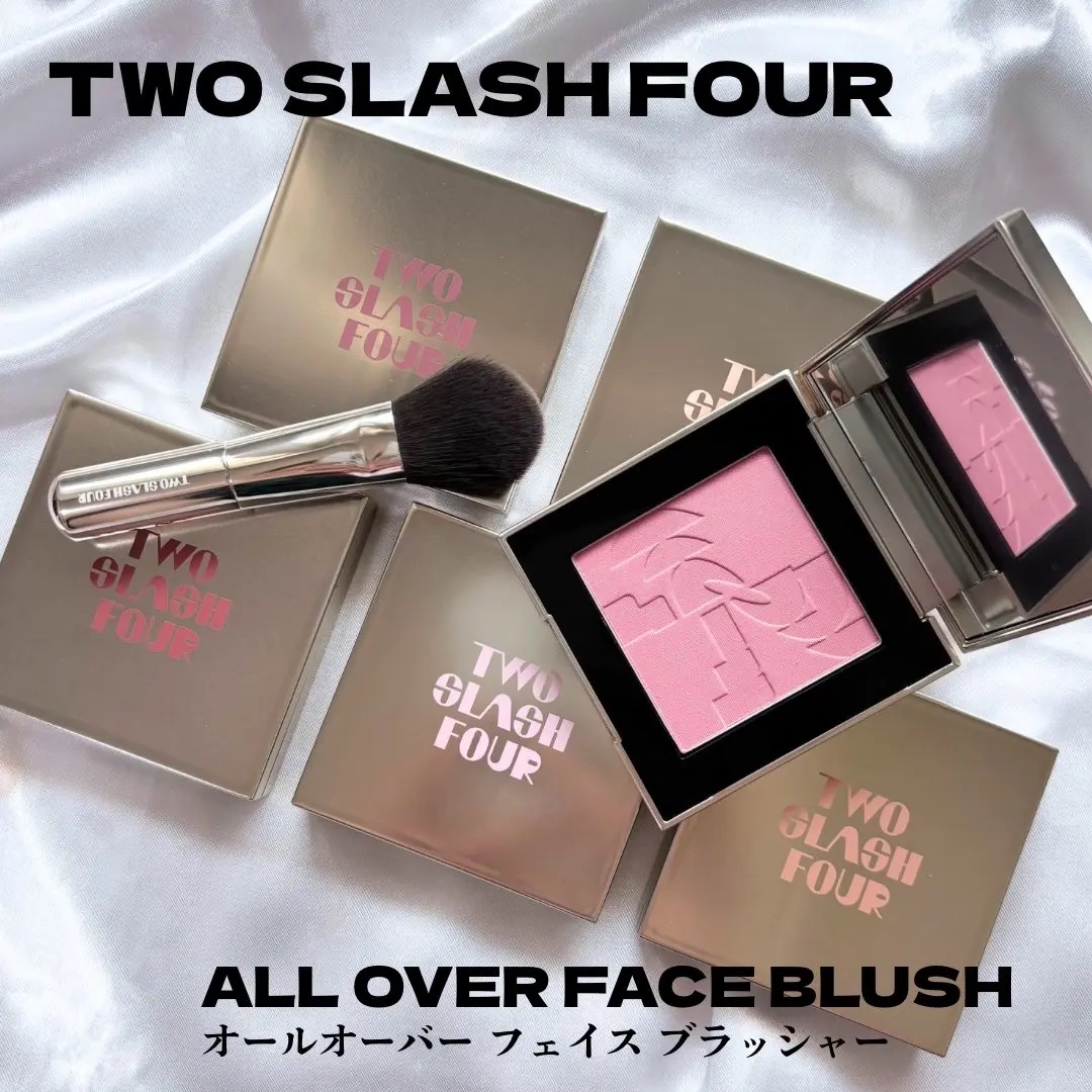 オールオーバーフェイスブラッシュ/TWO SLASH FOUR/パウダーチークを使ったクチコミ（1枚目）
