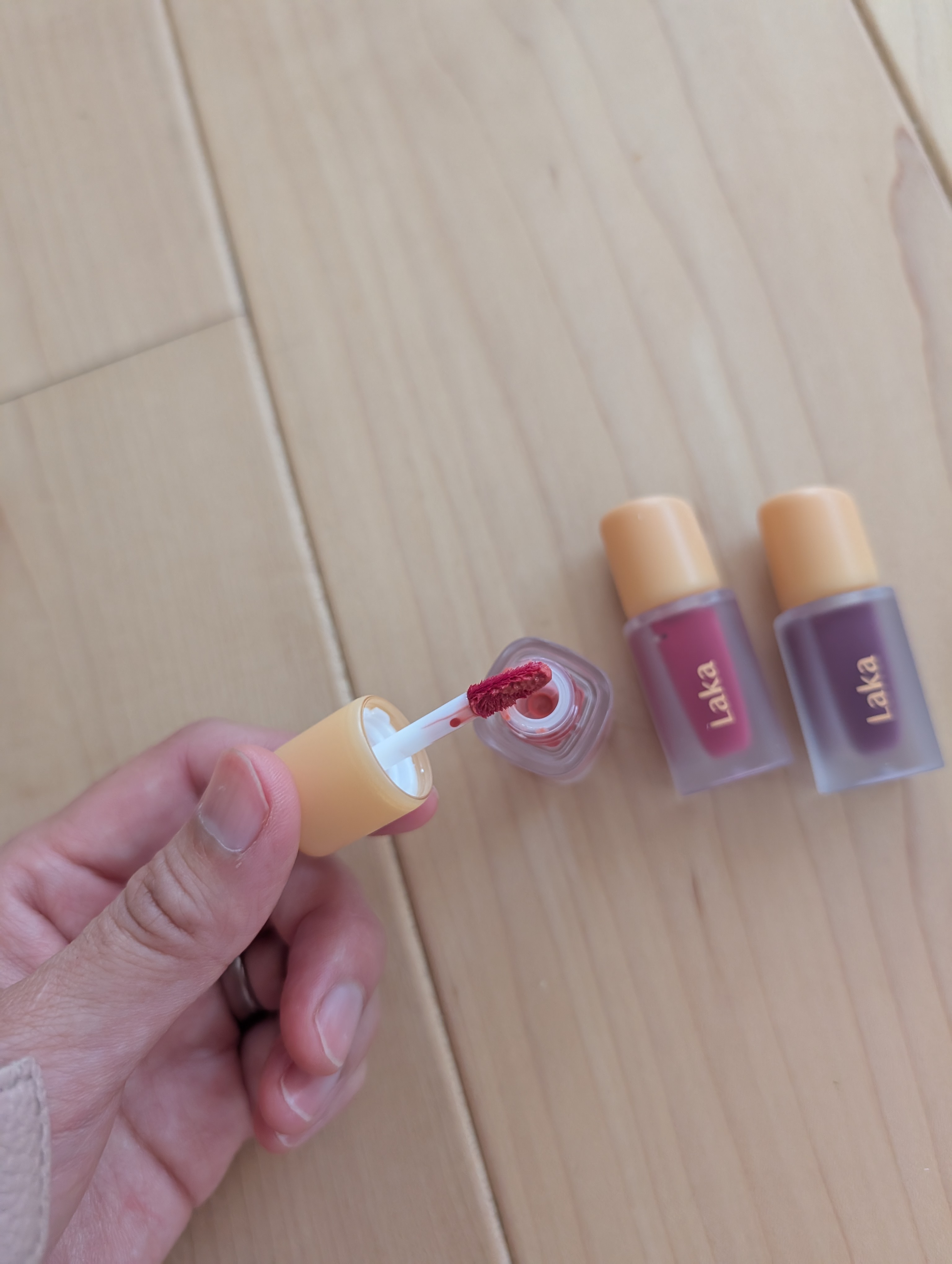 フルーティーグラムティント/Laka/リップティントを使ったクチコミ（3枚目）