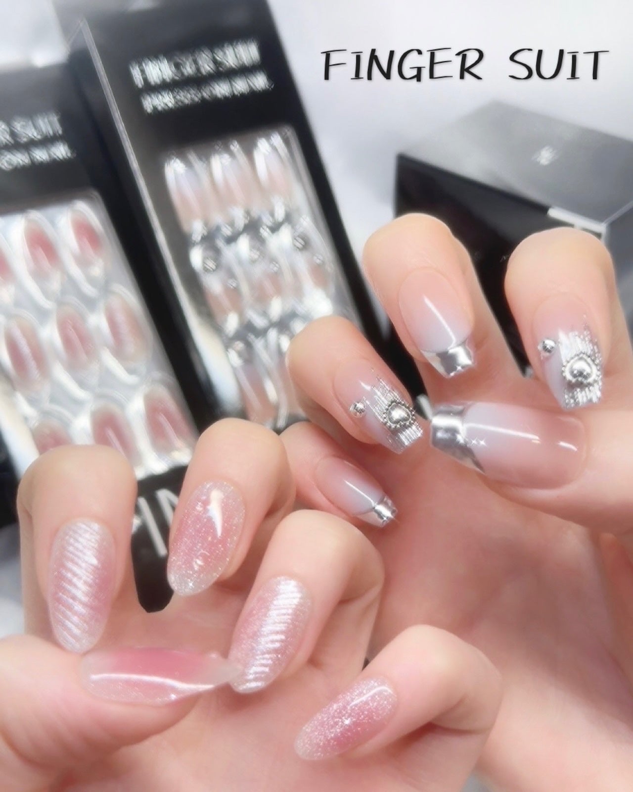ネイルチップ(シールタイプ)/FINGER SUIT/ネイルチップ・パーツを使ったクチコミ(1枚目)