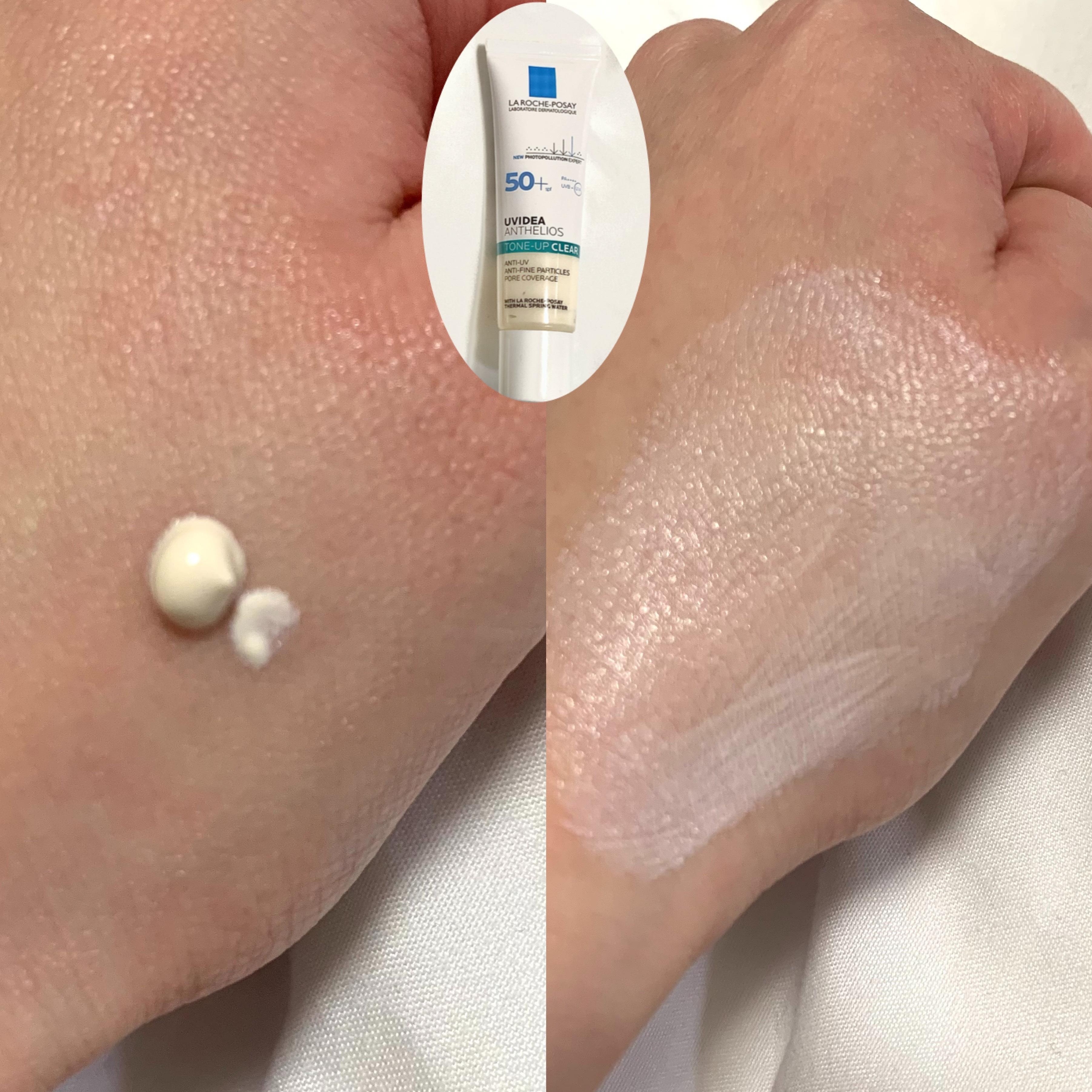 UVイデア XL プロテクショントーンアップ ローズ/ラ ロッシュ ポゼ/日焼け止めクリームを使ったクチコミ（3枚目）