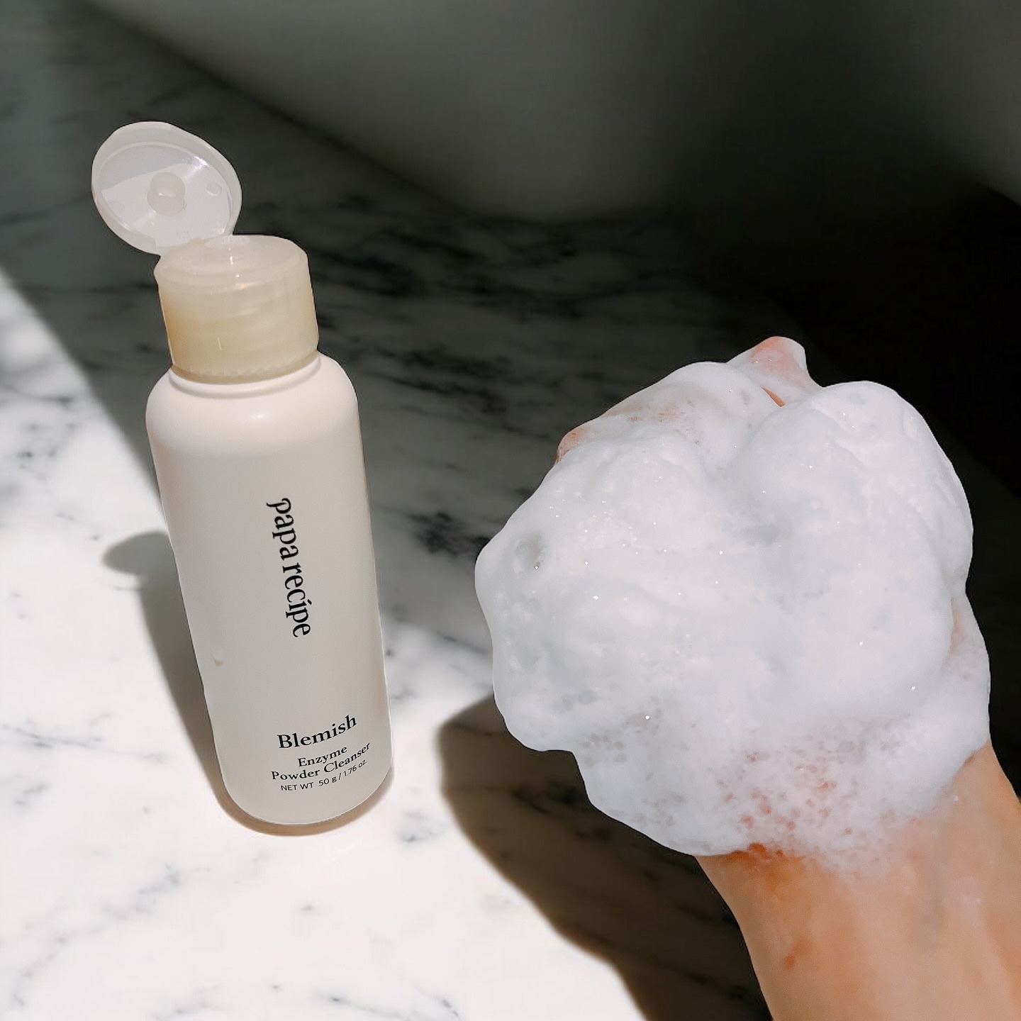 ブレミッシュ 酵素 洗顔パウダー/PAPA RECIPE/洗顔パウダーを使ったクチコミ（3枚目）