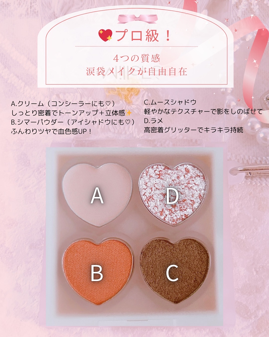 ぷくぷく涙袋パレット/MilleFée/アイシャドウパレットを使ったクチコミ（2枚目）