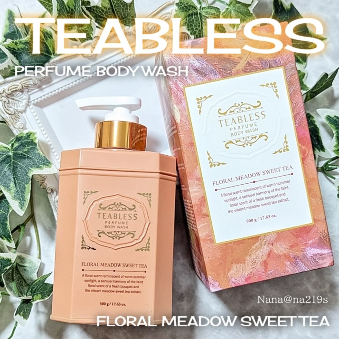 フローラル メドウ スイートティー  パフュームボディソープ/TEABLESS/ボディソープを使ったクチコミ（1枚目）