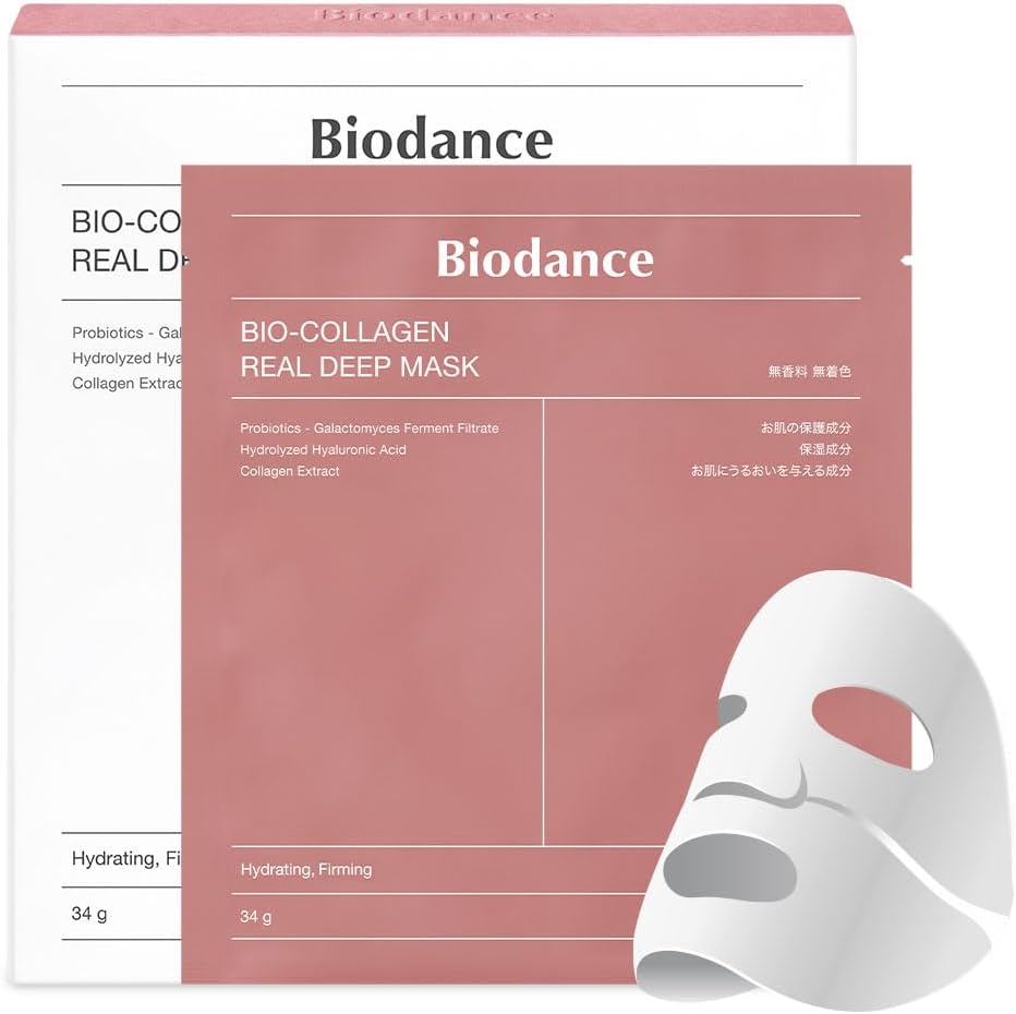 biodanceバイオダンス パック 4種類16枚 バイオコラーゲンリアルディープマスク 4個入り / Biodance