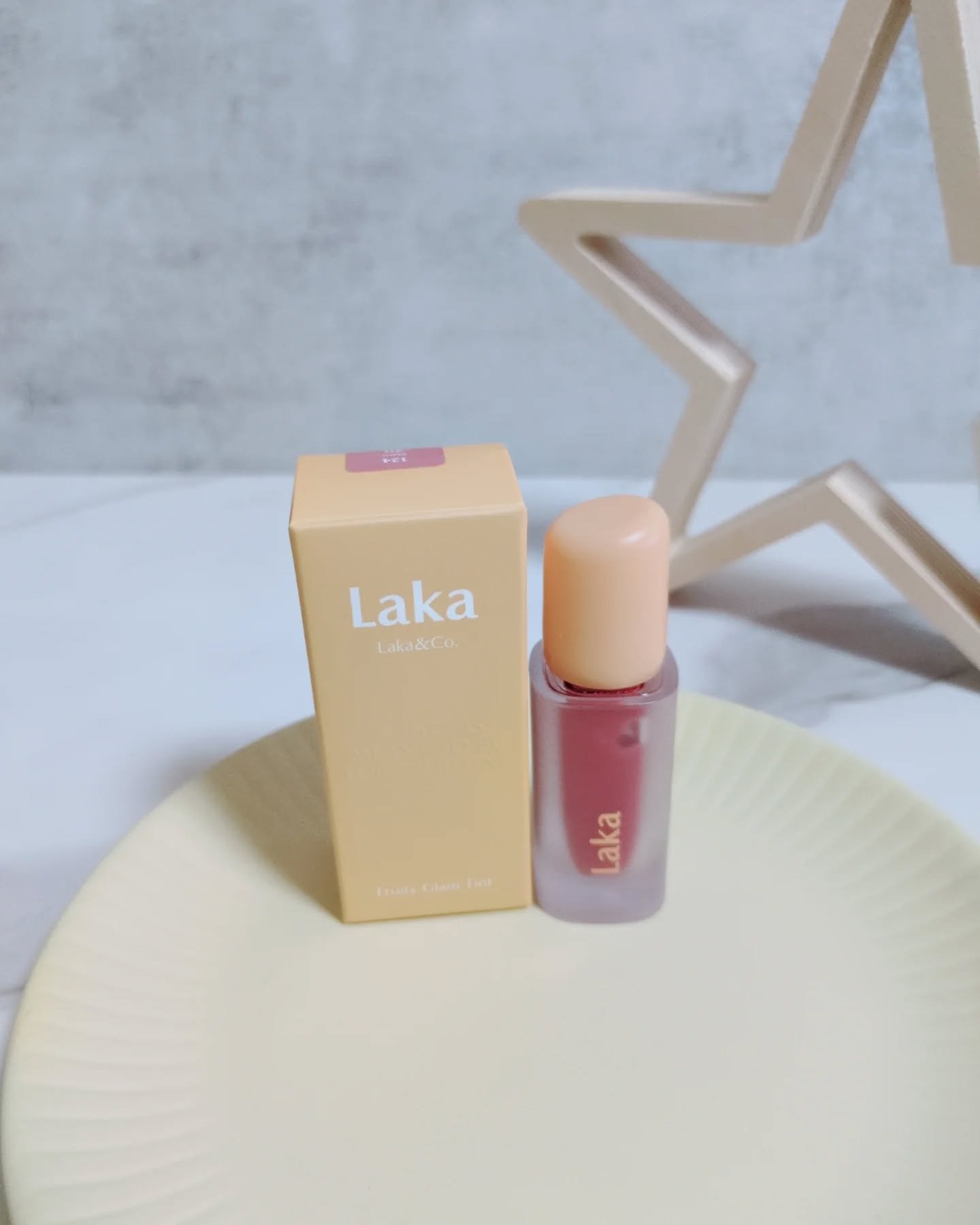 フルーティーグラムティント/Laka/リップティントを使ったクチコミ（2枚目）