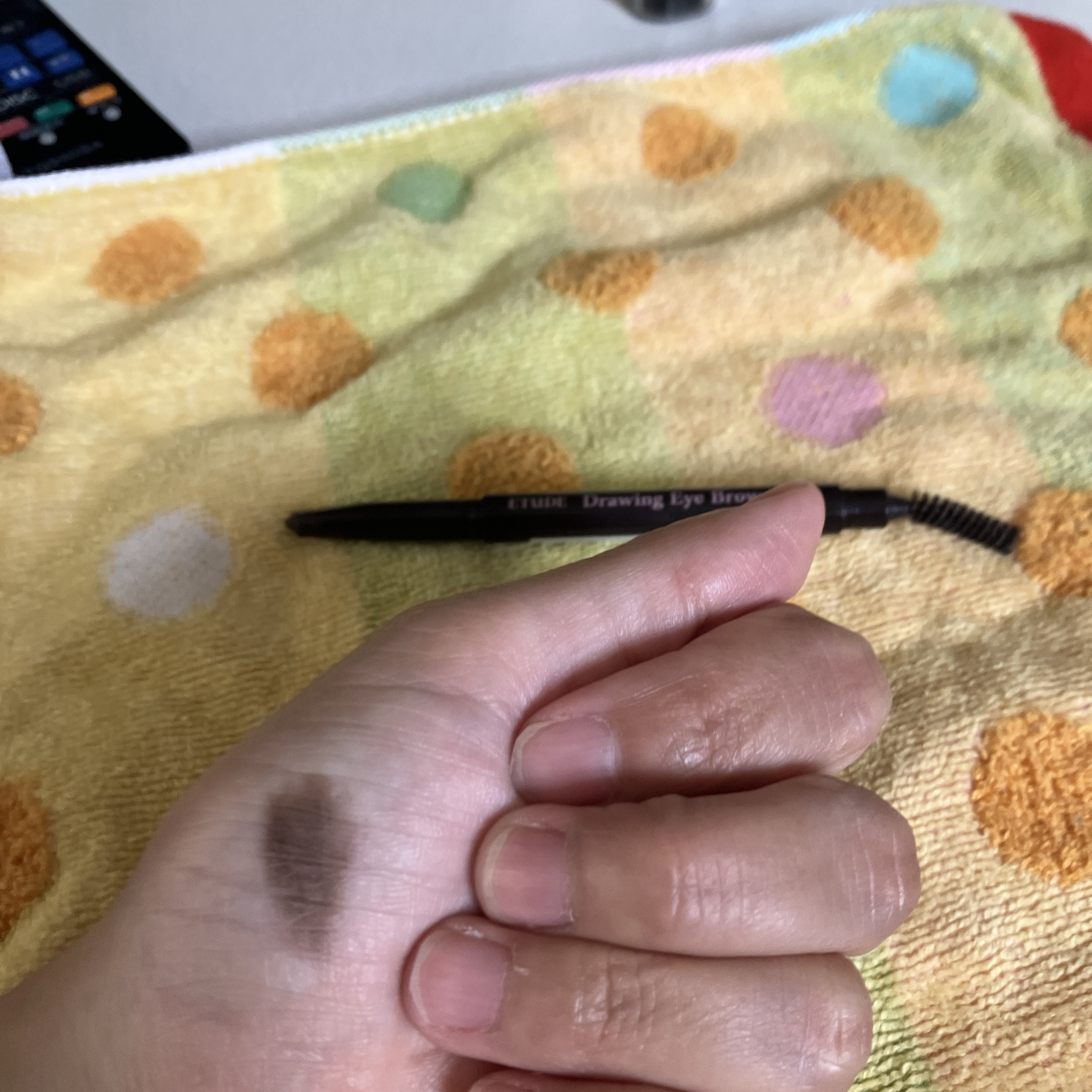 ドローイング アイブロウ ペンシル ダークブラウン/ETUDE/アイブロウペンシルを使ったクチコミ（1枚目）