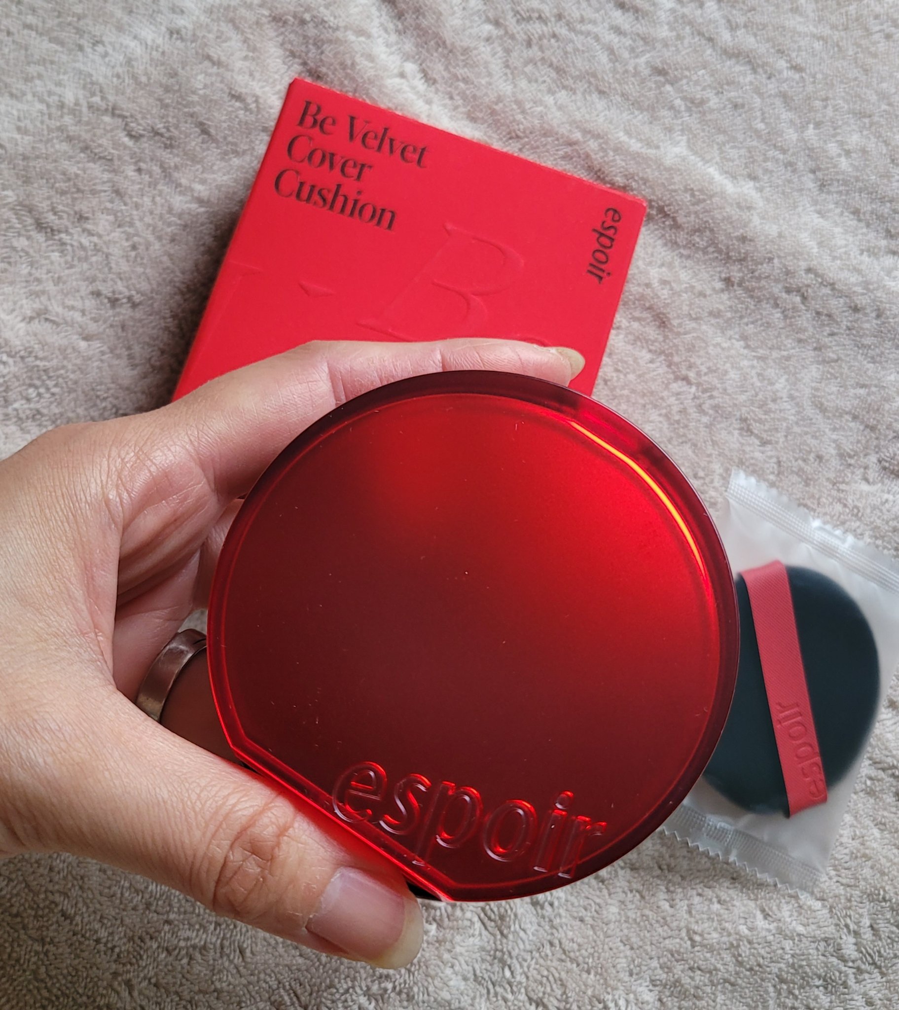ビーベルベットカバークッション/espoir/クッションファンデーションを使ったクチコミ（1枚目）
