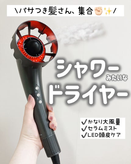 SHOWER DRYER/Brighte/ドライヤーを使ったクチコミ(1枚目)