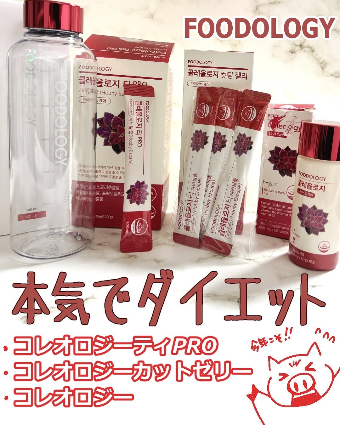 コレオロジーティー/FOODOLOGY/ドリンクを使ったクチコミ(1枚目)