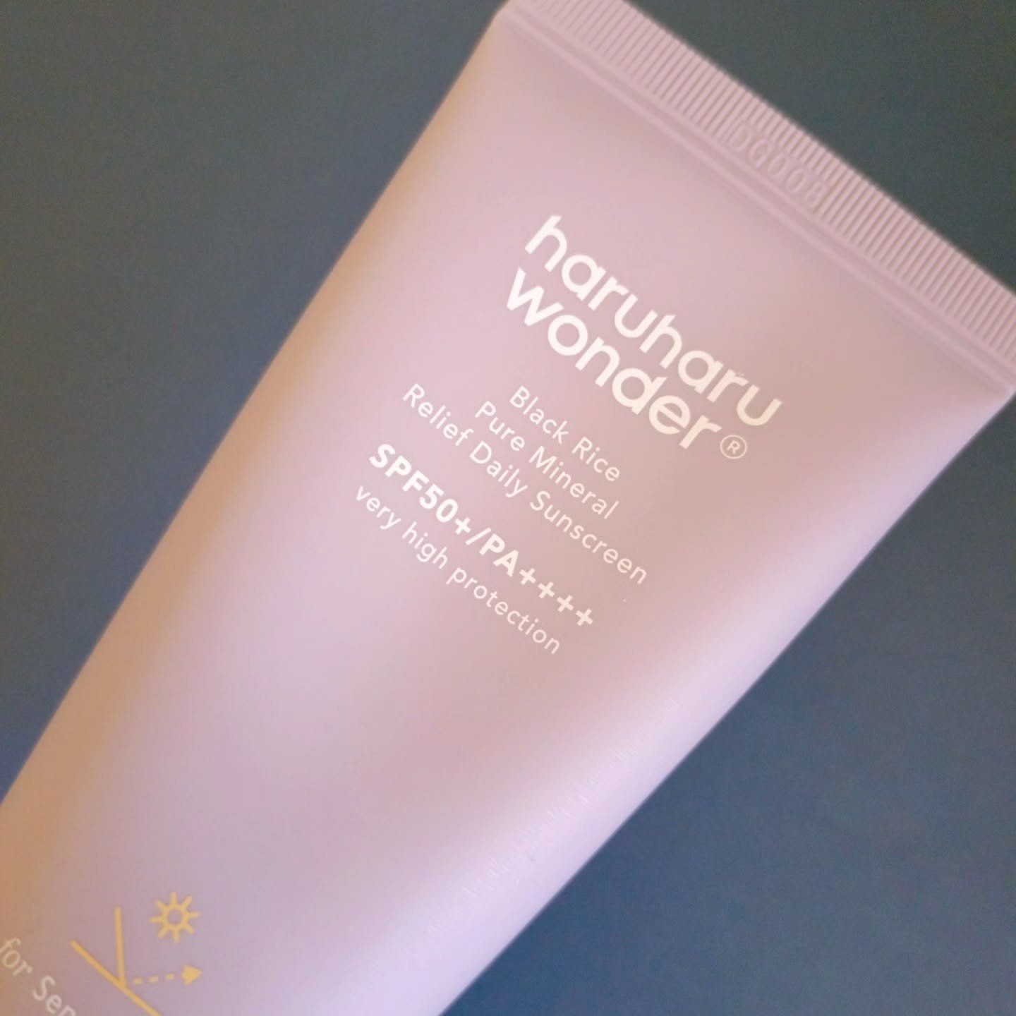 ブラックライス ピュア ミネラル リリーフ デイリー サンスクリーン/haruharu wonder/日焼け止めクリームを使ったクチコミ（2枚目）