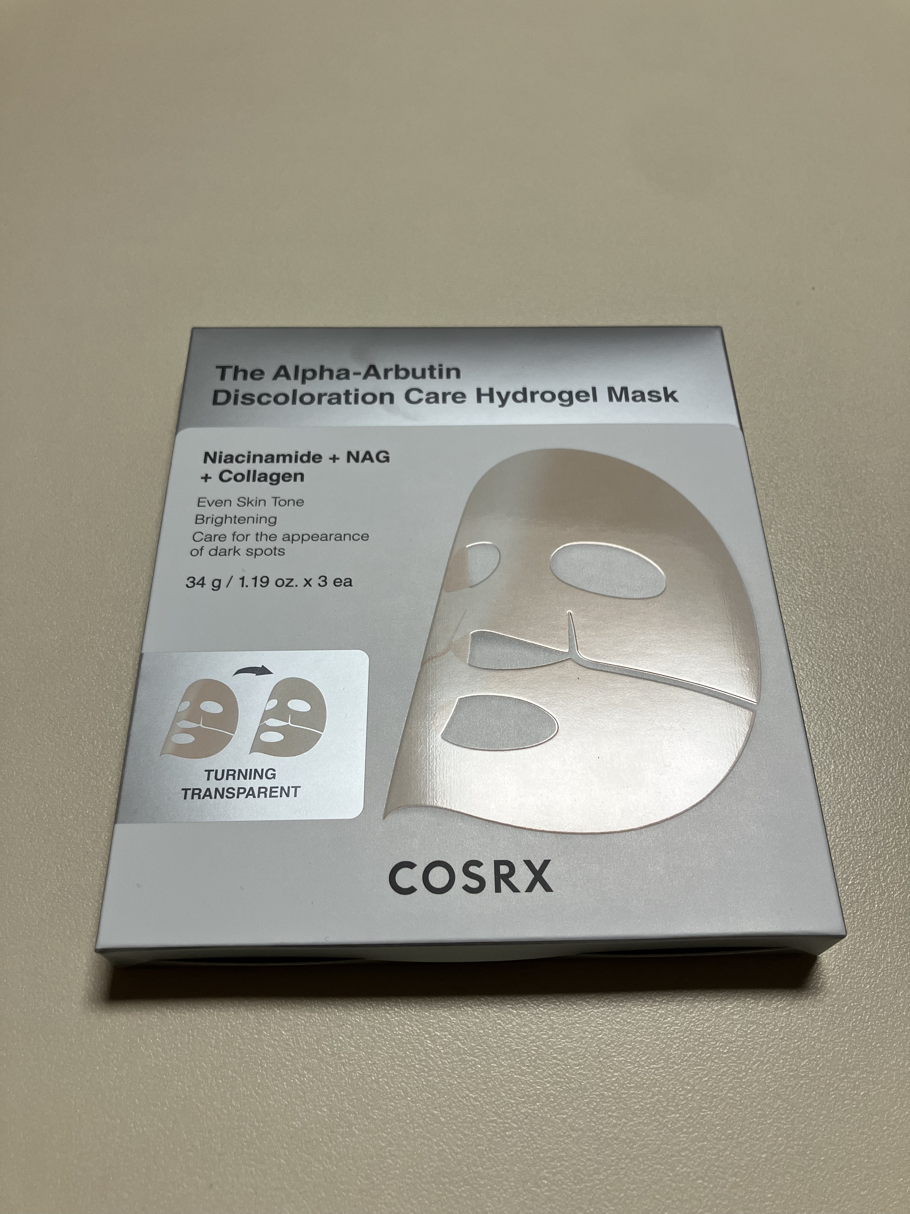 RXザ・アルファ アルブチン ハイドロゲルパック/COSRX/シートマスク・パックを使ったクチコミ（3枚目）