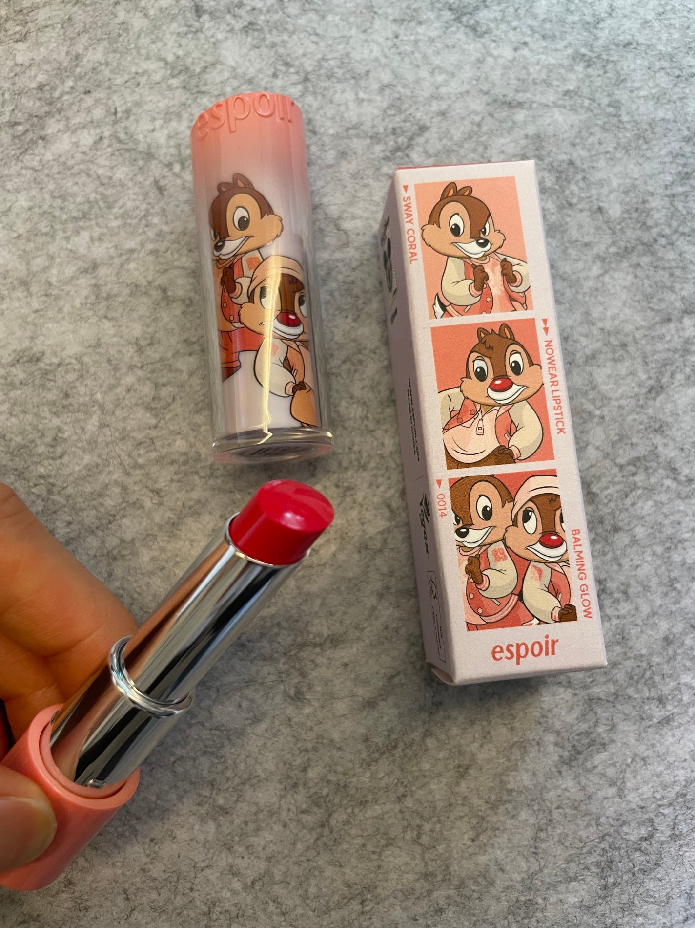 ノーウェアリップスティック バーミンググロー/espoir/口紅を使ったクチコミ(3枚目)