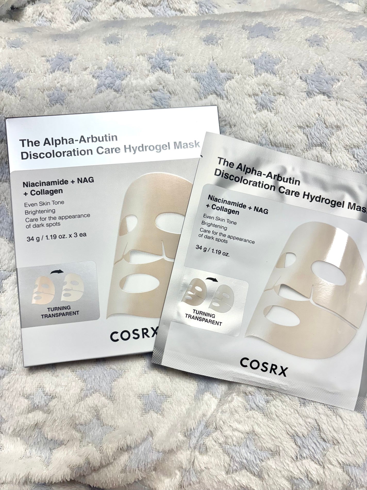 RXザ・アルファ アルブチン ハイドロゲルパック/COSRX/シートマスク・パックを使ったクチコミ(1枚目)