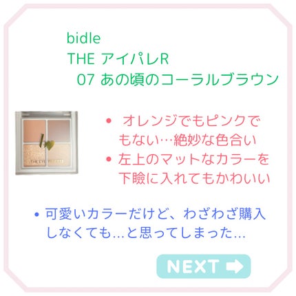 THE アイパレR/b idol/アイシャドウパレットを使ったクチコミ(2枚目)