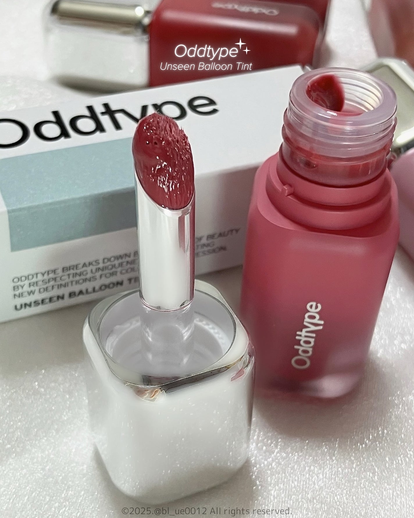 アンシーン バルーンティント/Oddtype/リップティントを使ったクチコミ(4枚目)
