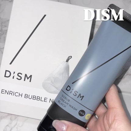 ディズム スクラブクリームウォッシュ ブラック/DISM/洗顔フォームを使ったクチコミ(1枚目)