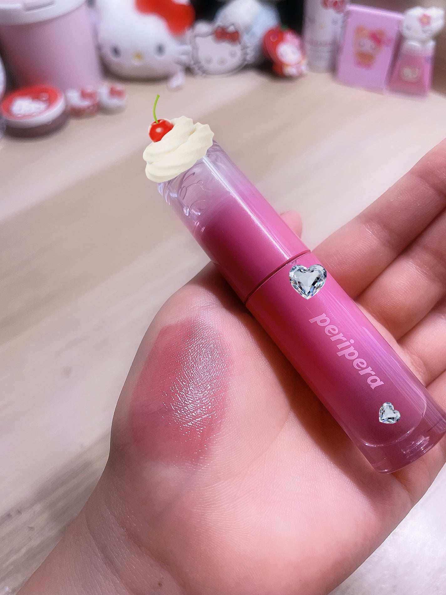 ペリペラ インク ムード グロイ ティント/PERIPERA/リップティントを使ったクチコミ(5枚目)