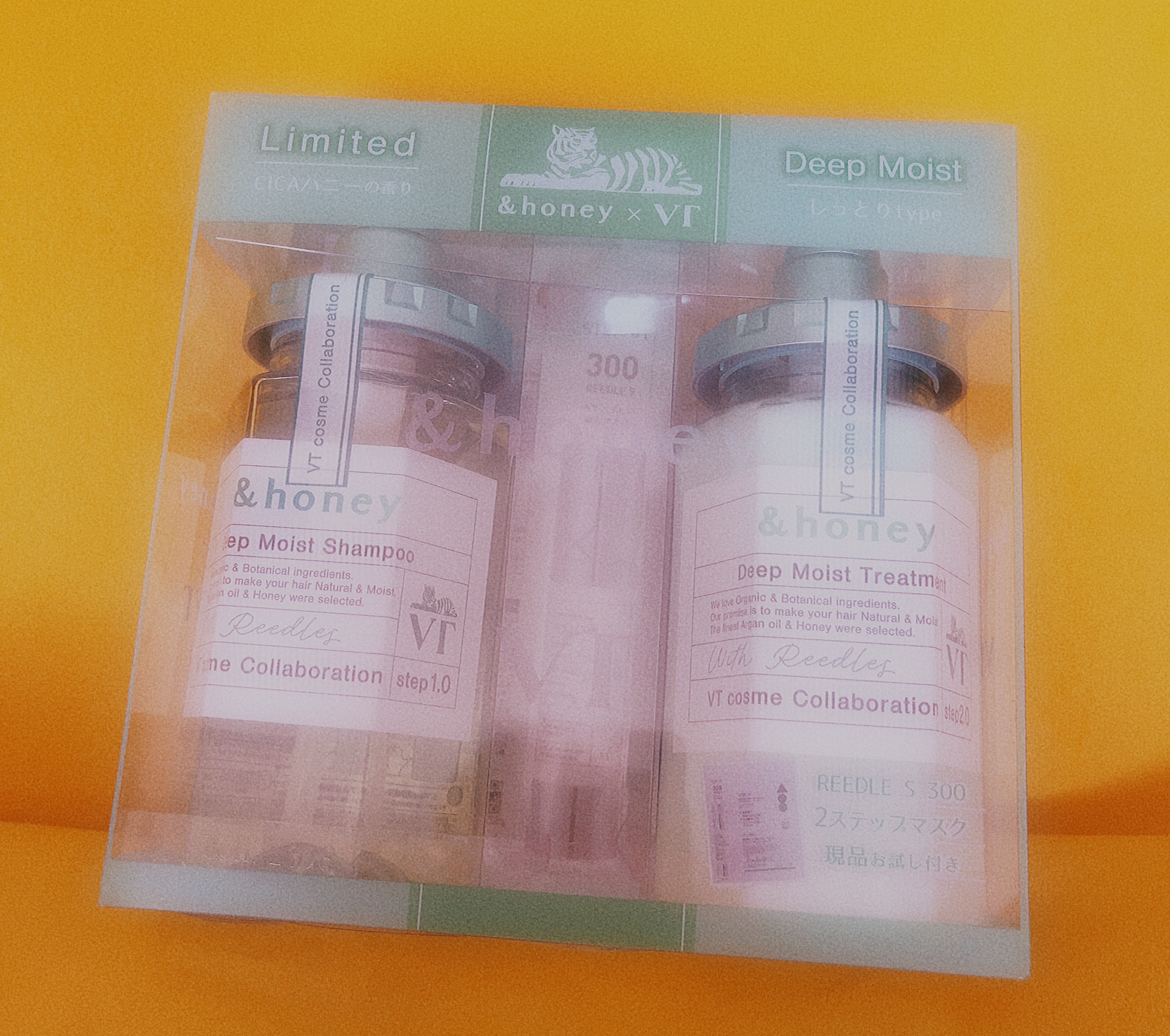 &honey アンドハニー × VT ディープモイスト 限定ペアセットのクチコミ「アンドハニー × VT ディープモイスト 限定ペアセットに星5個の評価をつけました..」（1枚目）