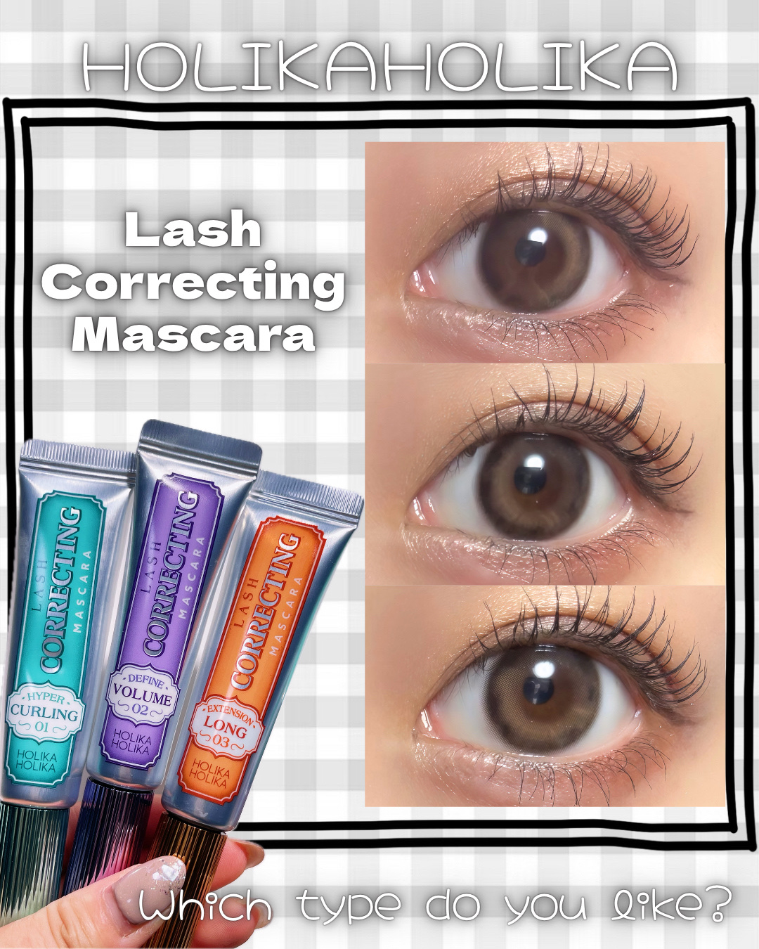ホリカホリカ ラッシュコレクティングマスカラ/HOLIKA HOLIKA/マスカラを使ったクチコミ（1枚目）