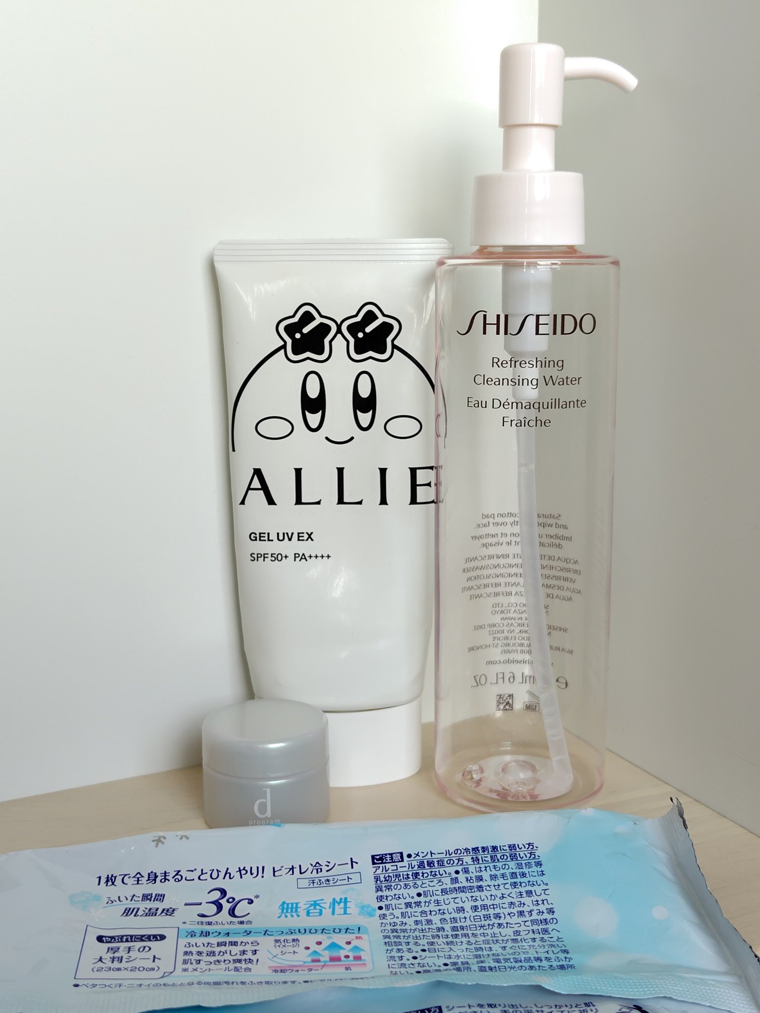 SHISEIDO リフレッシング クレンジングウオーターのクチコミ「#使い切り
久々に使い切りました！

#アリィー クロノビューティ ジェルUV 
カービィ狂の.....」（1枚目）