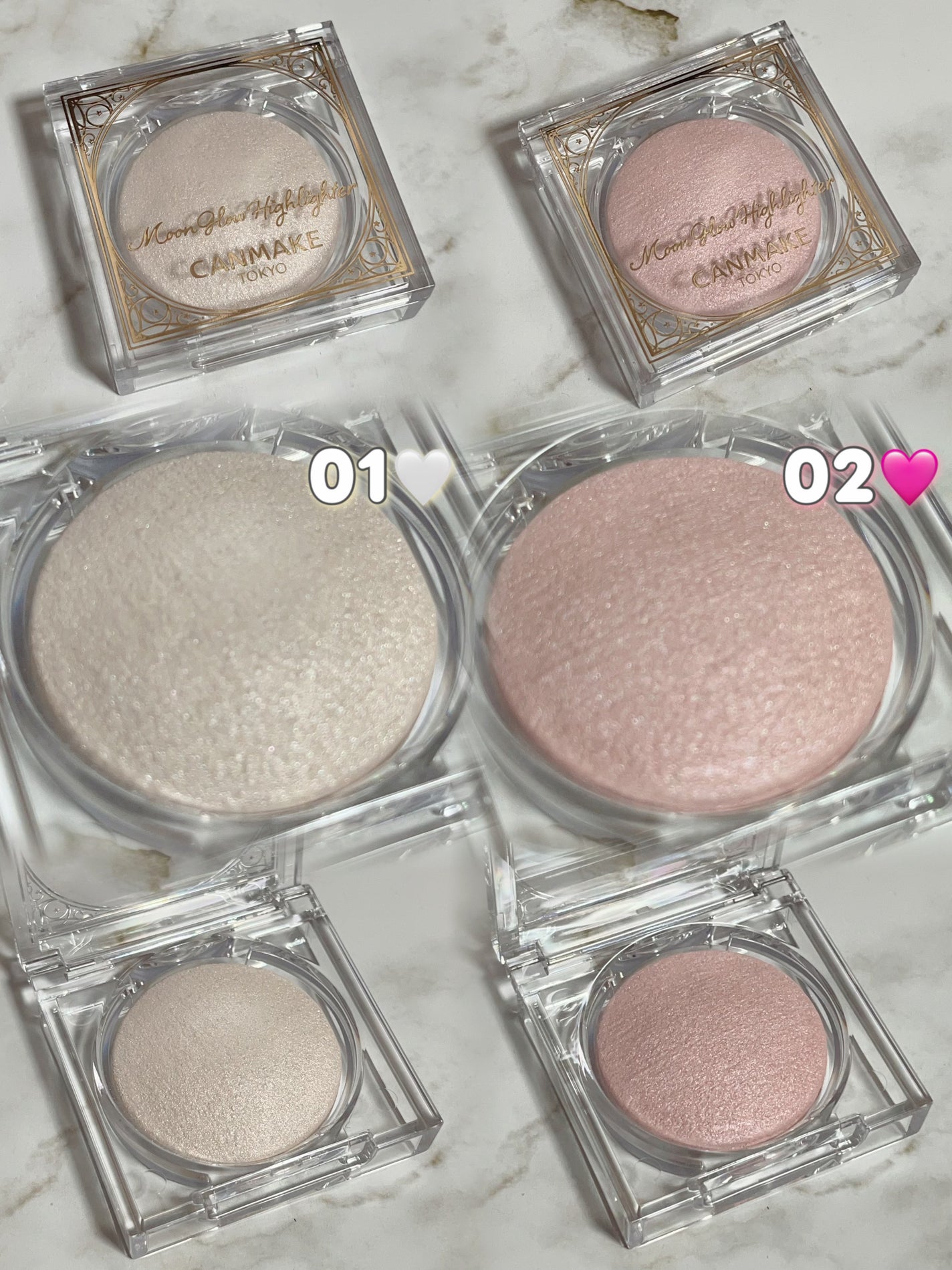 ムーングロウハイライター/キャンメイク/ハイライトを使ったクチコミ(4枚目)