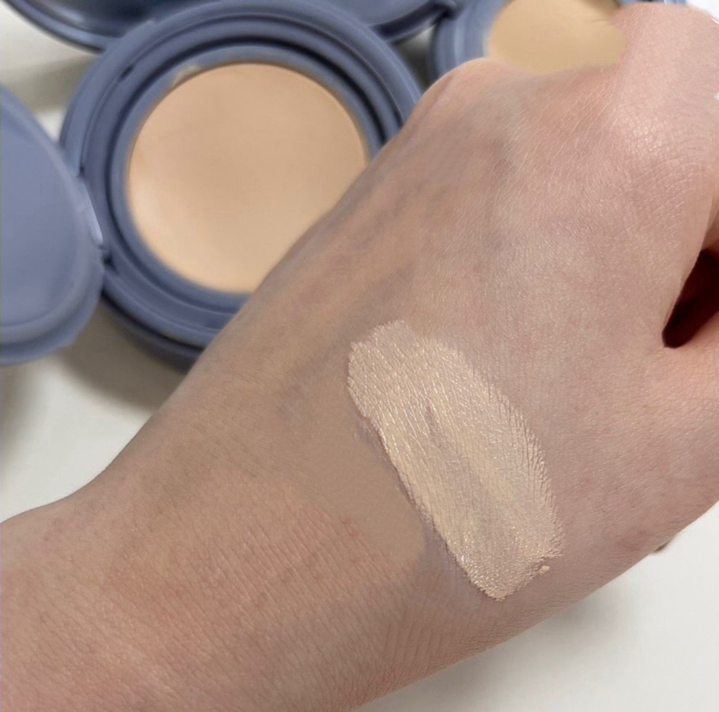 セカンドスキンメッシュマットクッション/hince/クッションファンデーションを使ったクチコミ（2枚目）