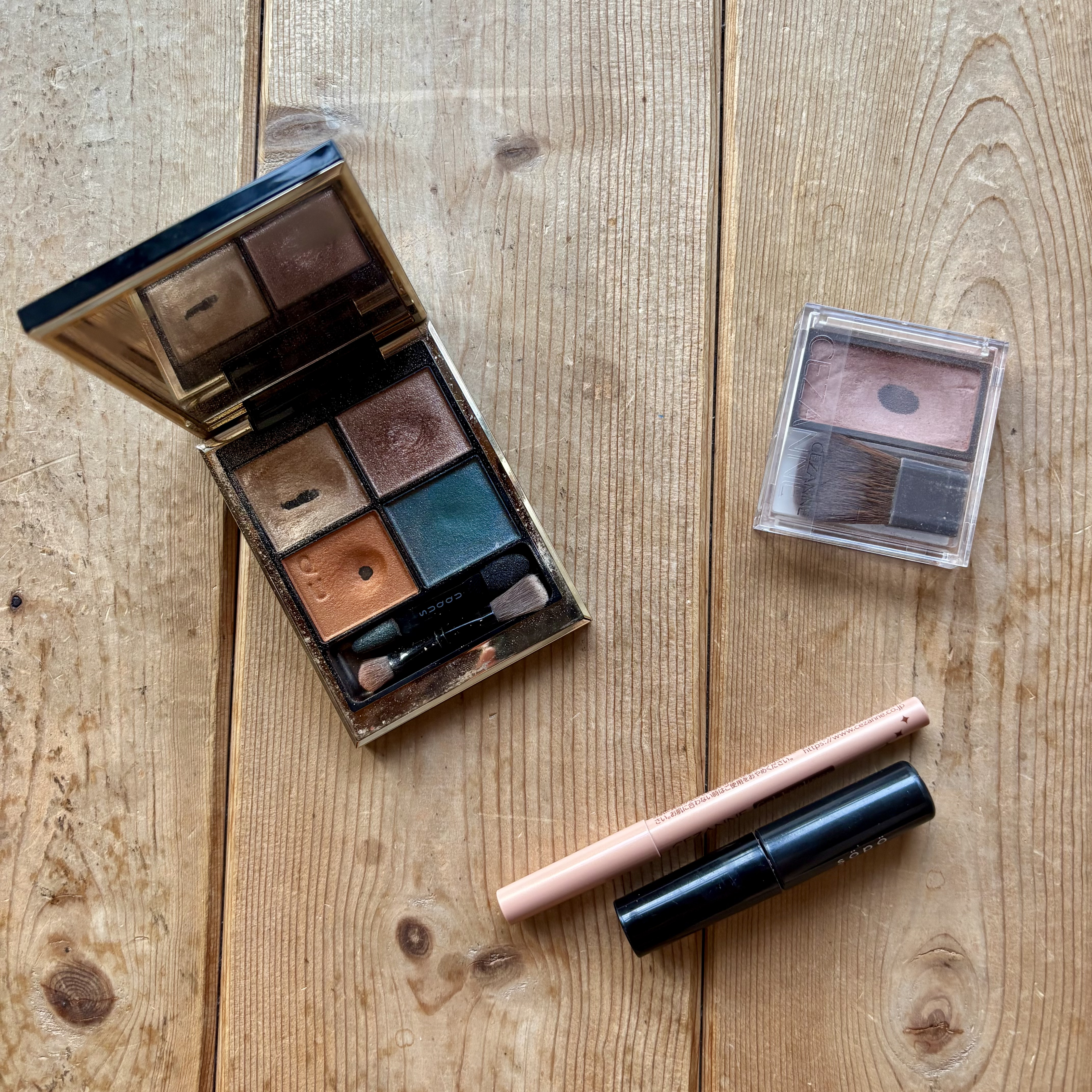 ジェルアイライナー/CEZANNE/ジェルアイライナーを使ったクチコミ（1枚目）