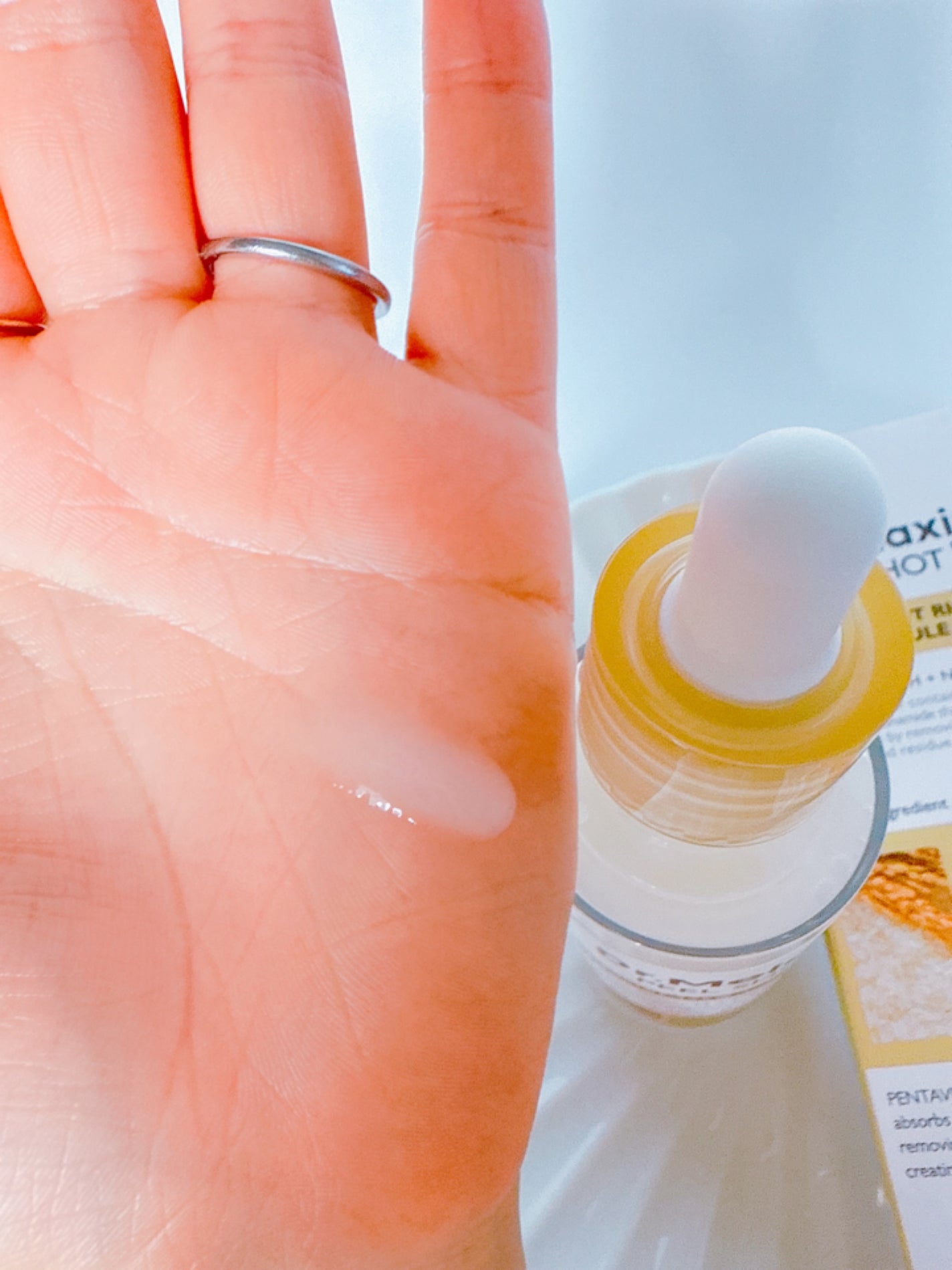 白米ピールショットゴマージュアンプル/Dr.Melaxin/美容液を使ったクチコミ(4枚目)