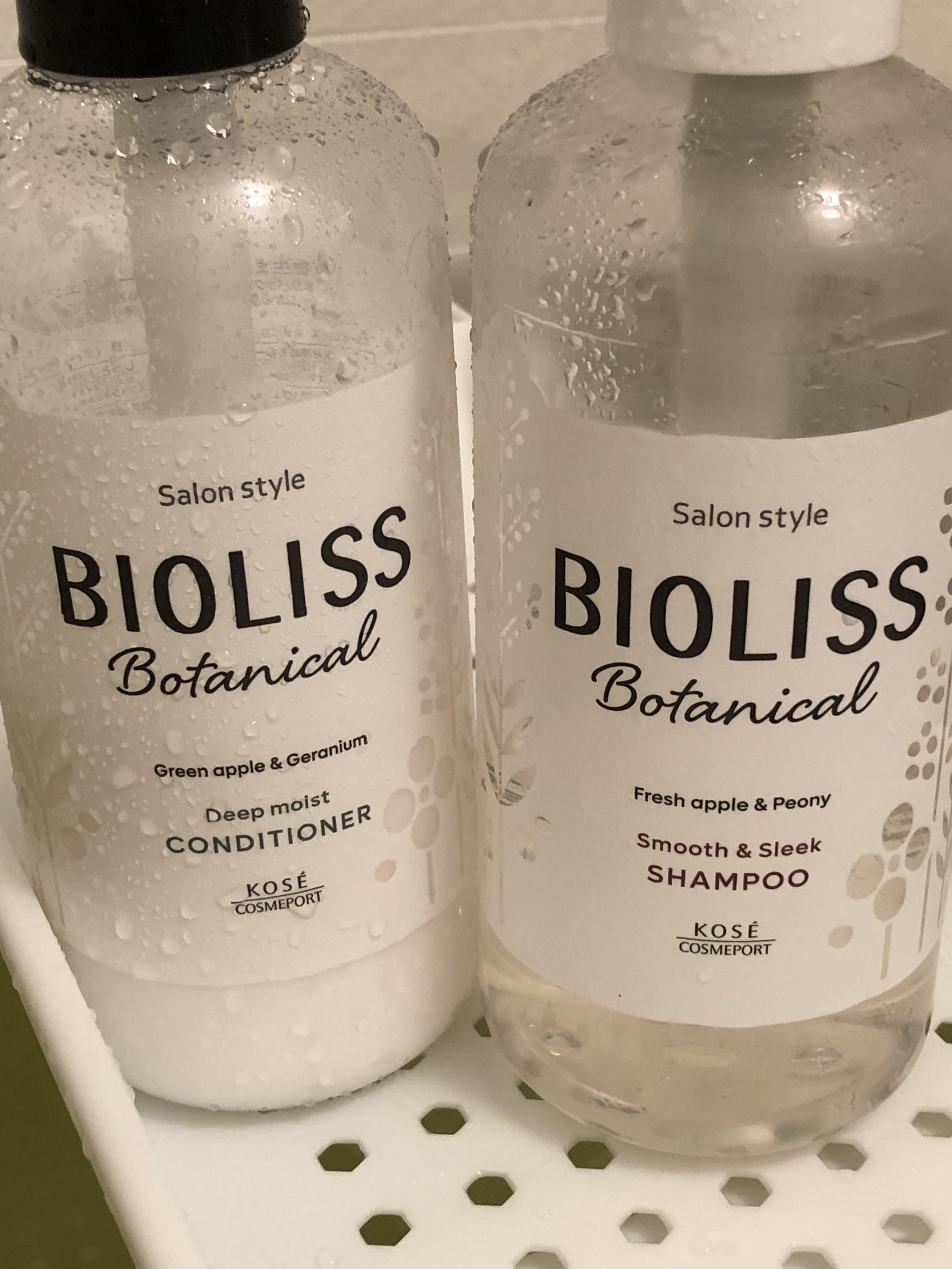 SSビオリス ボタニカル シャンプー／ヘアコンディショナー(ディープモイスト) コンディショナーポンプ480ml/SSビオリス/市販シャンプーを使ったクチコミ（1枚目）