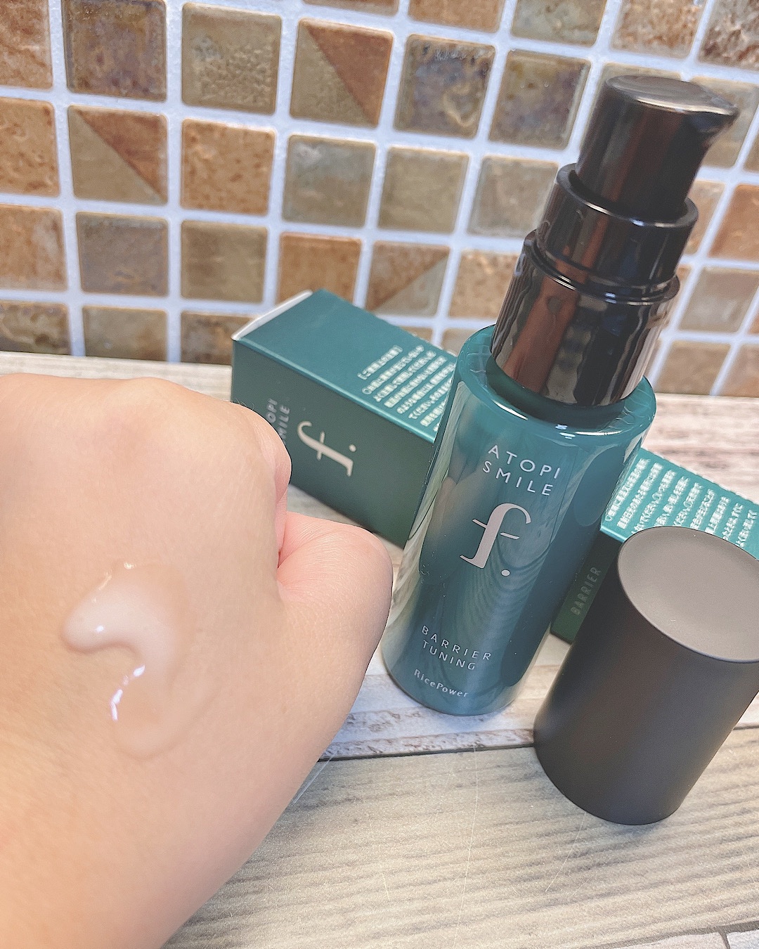 バリアドリップローション /ATOPI SMILE f./化粧水を使ったクチコミ（2枚目）