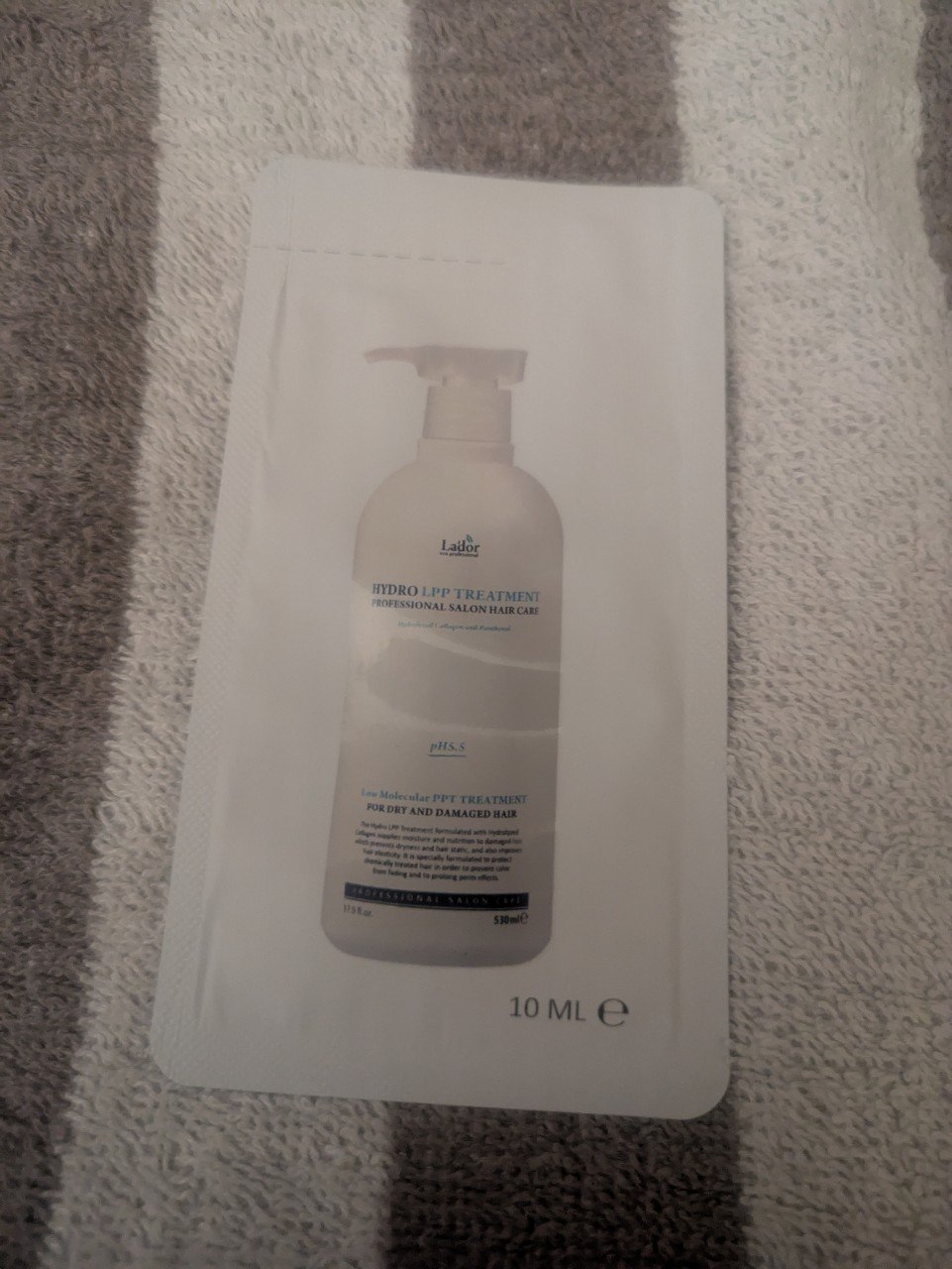 La'dor HYDRO LPP Treatment のクチコミ「La'dor
HYDRO LPP Treatment

💎Qoo10でラドル商品を購入したら、.....」（2枚目）