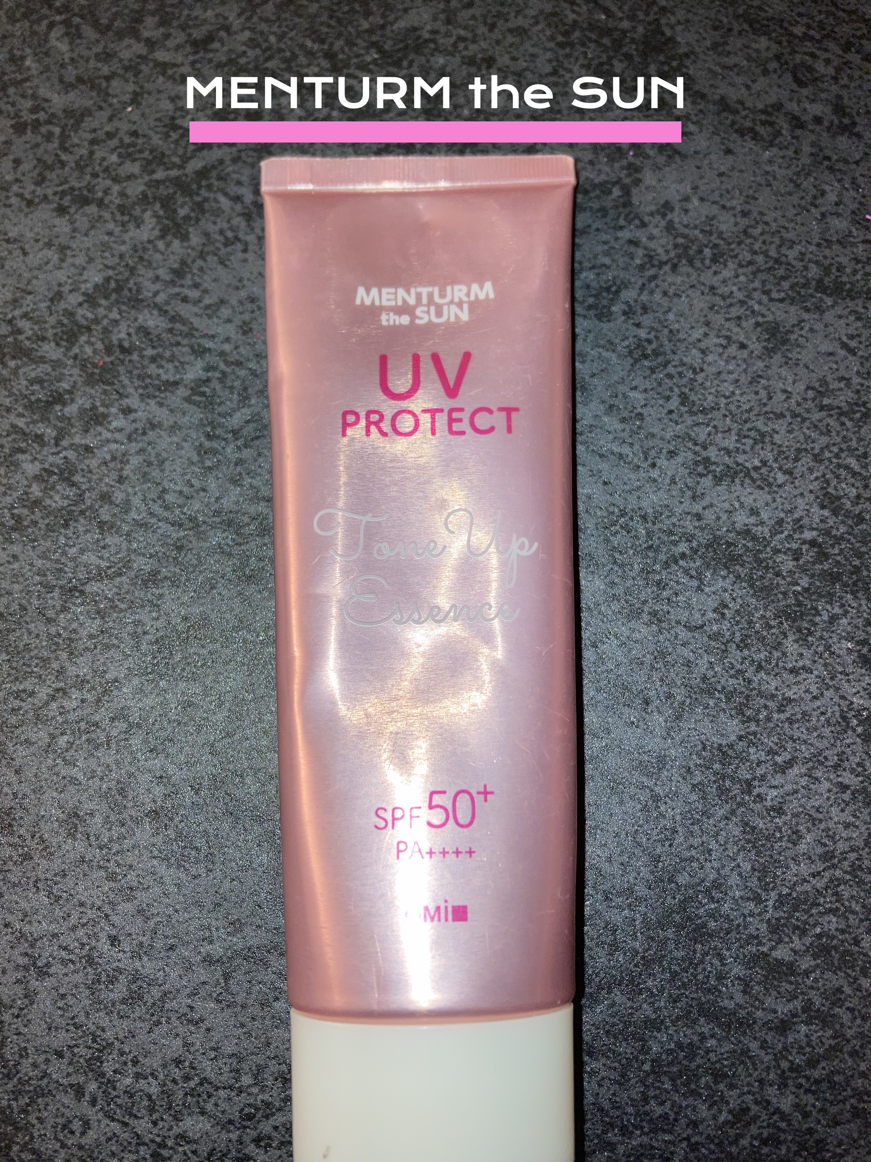 メンタームザサン トーンアップUVエッセンス/メンターム/日焼け止めローションを使ったクチコミ（1枚目）