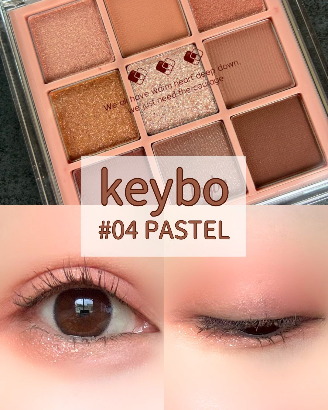 KEYBO FALL IN LOVE SHADOW PALETTE/keybo/アイシャドウパレットを使ったクチコミ（1枚目）