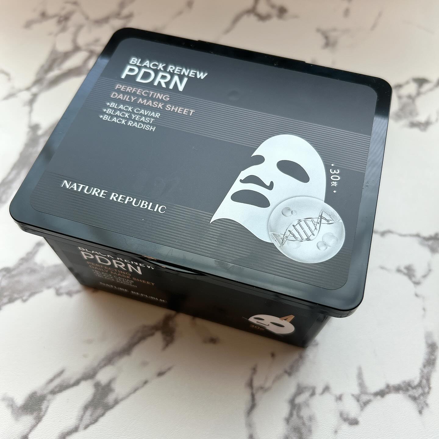 ブラックPDRN デイリーシートマスク/ネイチャーリパブリック/シートマスク・パックを使ったクチコミ（2枚目）