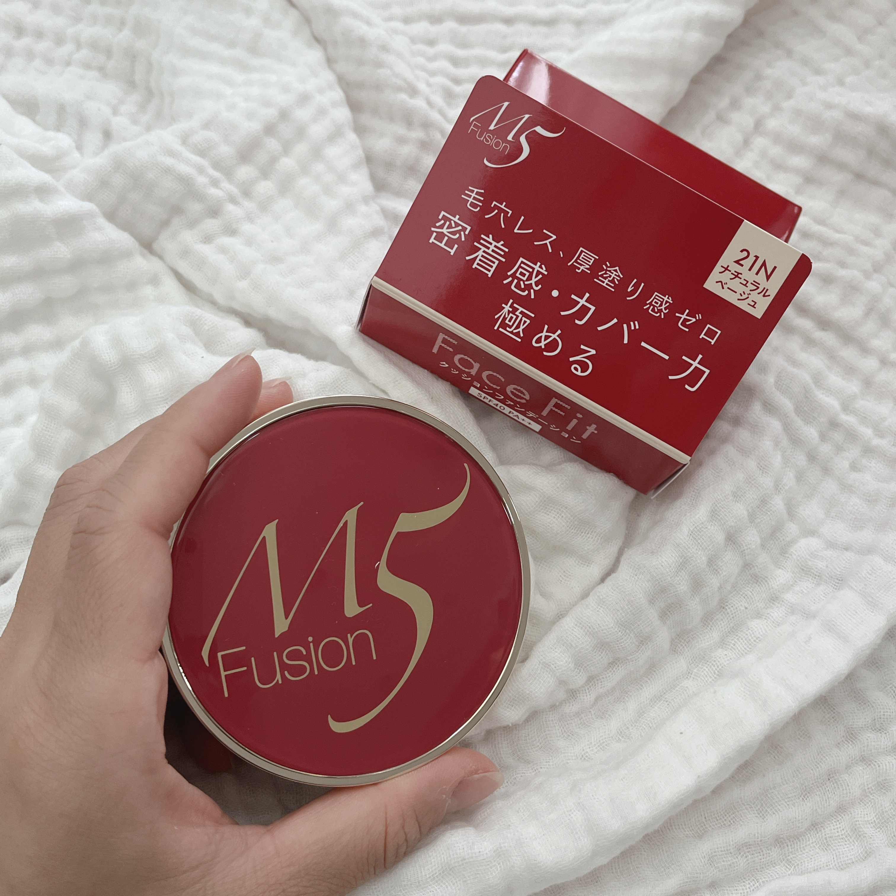 フェイスフィット クッション ファンデーション /M5fusion/クッションファンデーションを使ったクチコミ（1枚目）