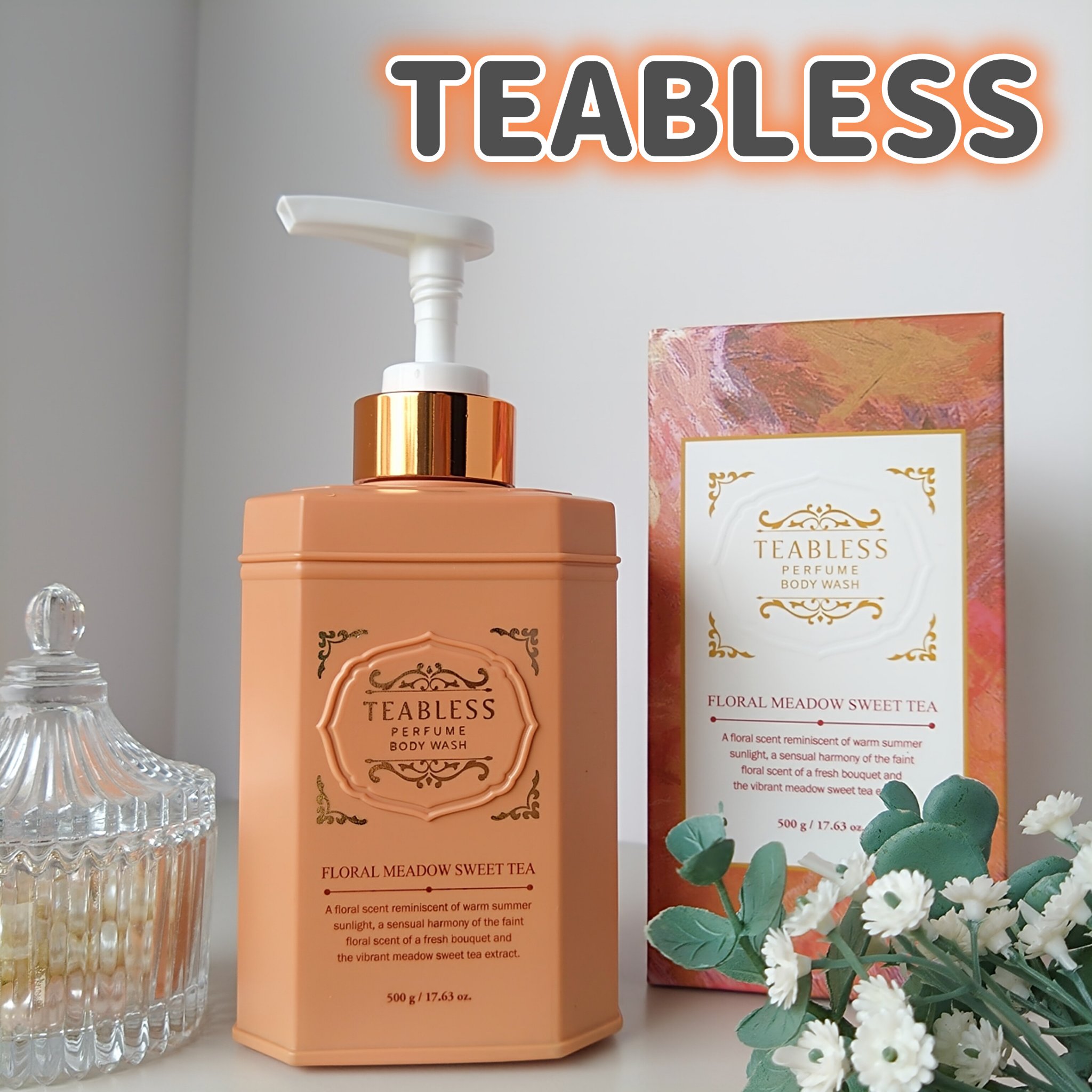 フローラル メドウ スイートティー  パフュームボディソープ/TEABLESS/ボディソープを使ったクチコミ（1枚目）