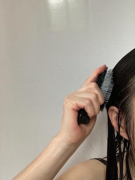 トリートメント専用ブラシ /エス・ハート・エス/ヘアブラシを使ったクチコミ(4枚目)