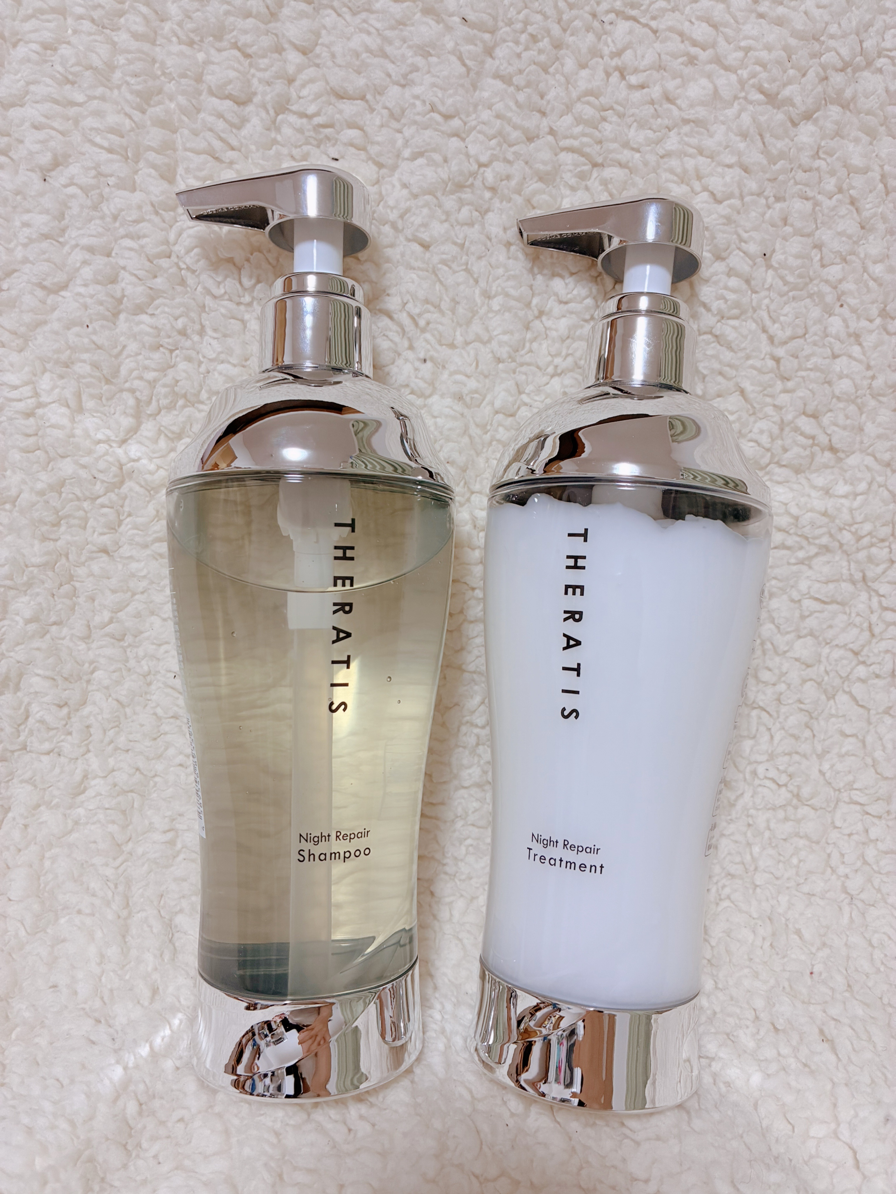 ナイトリペア シャンプー/ヘアトリートメント/THERATIS/シャンプー・コンディショナーを使ったクチコミ（1枚目）