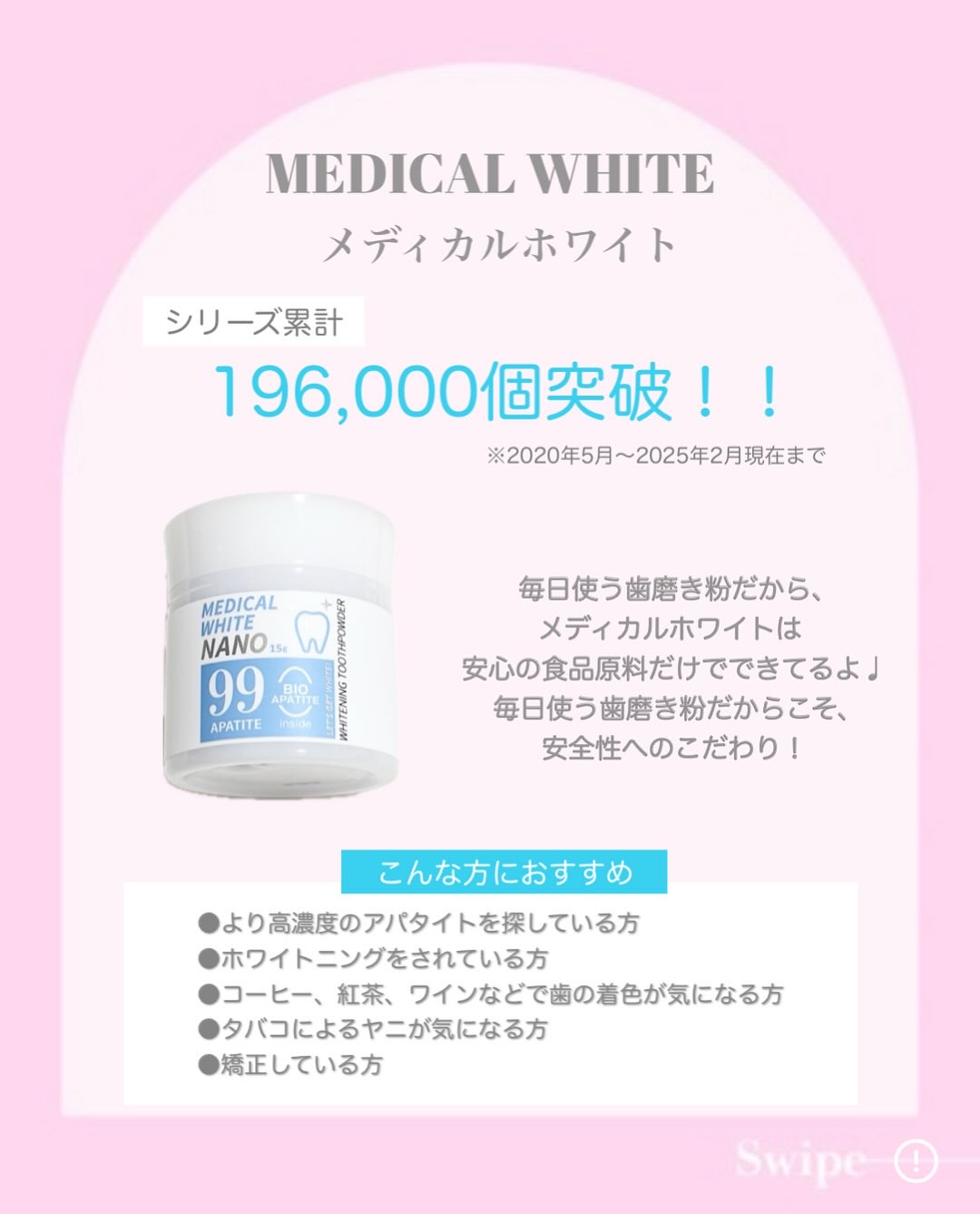 メディカルホワイトナノ99/日本メディカル研究所/歯磨き粉を使ったクチコミ（2枚目）