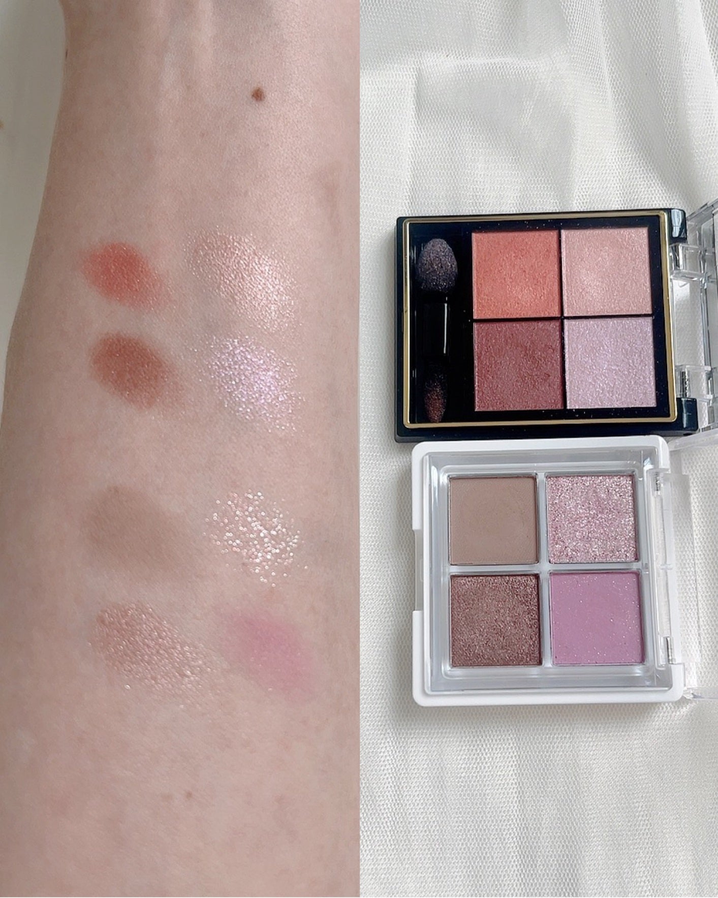 リアルクローズシャドウ/excel/アイシャドウパレットを使ったクチコミ(2枚目)