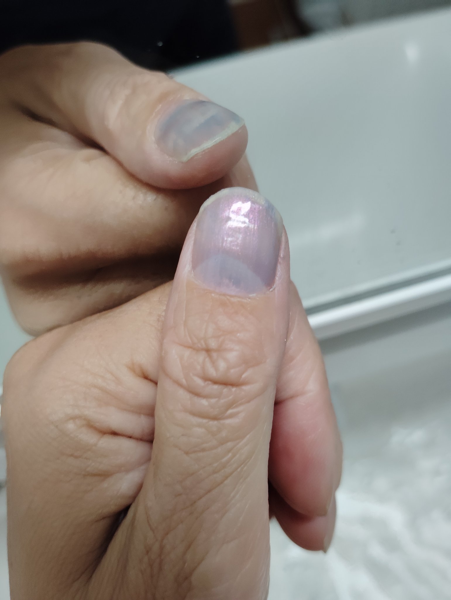 カラフルネイルズ N116 DJナイト/キャンメイク/マニキュアを使ったクチコミ（2枚目）