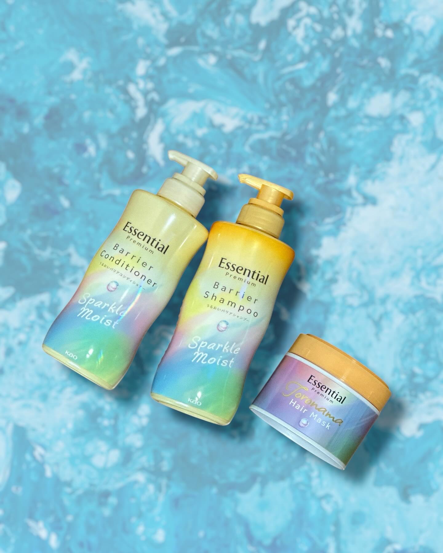 エッセンシャルプレミアム バリアシャンプー・コンディショナー スパークルモイスト/エッセンシャル/市販シャンプーを使ったクチコミ（1枚目）