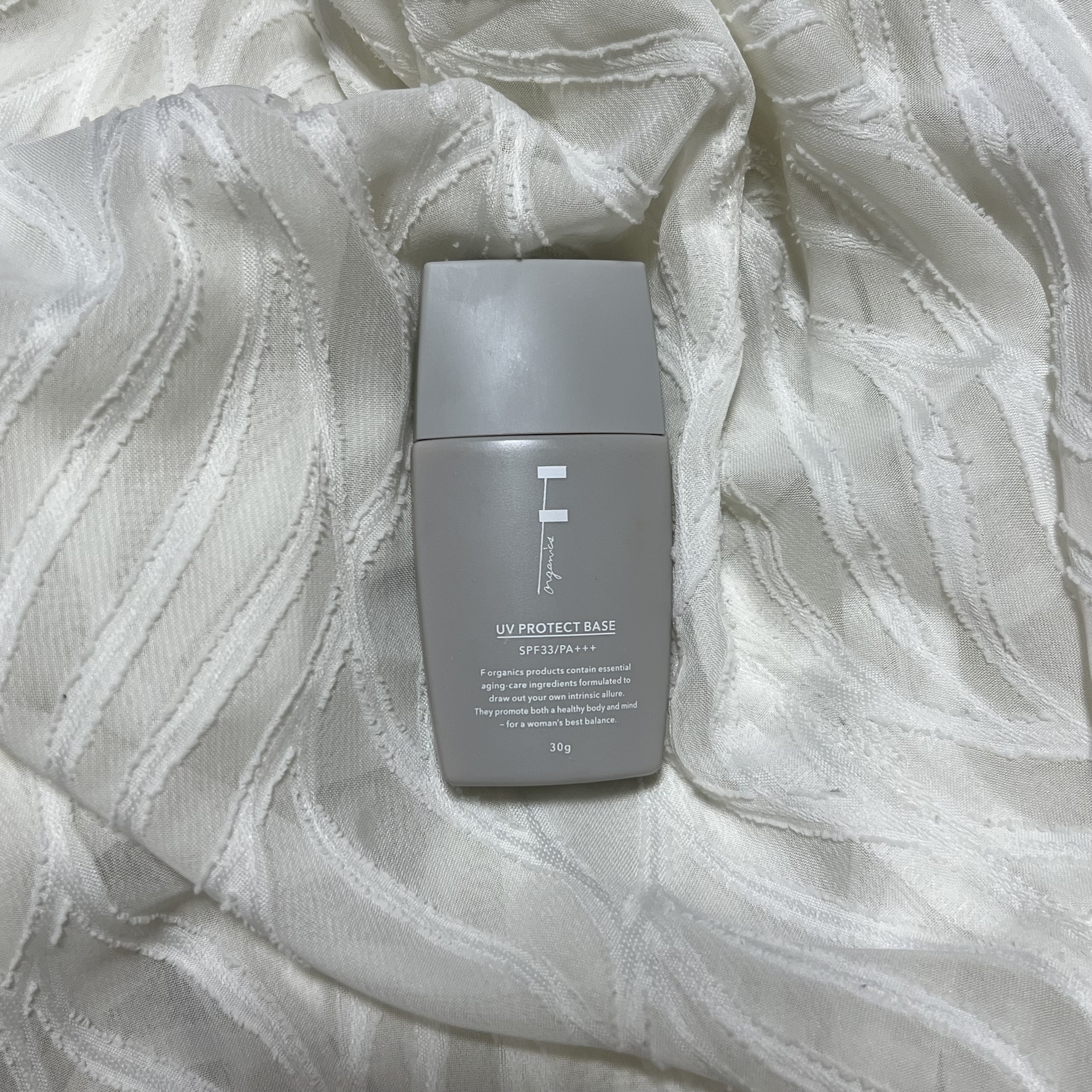 UV プロテクトミルク SPF30/PA+++/F organics(エッフェ オーガニック)/日焼け止めミルクを使ったクチコミ（1枚目）